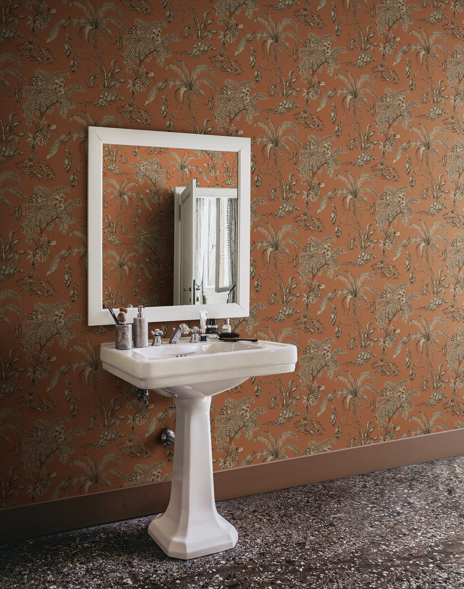 Sandberg Moa Behang S10432 - Terracotta
