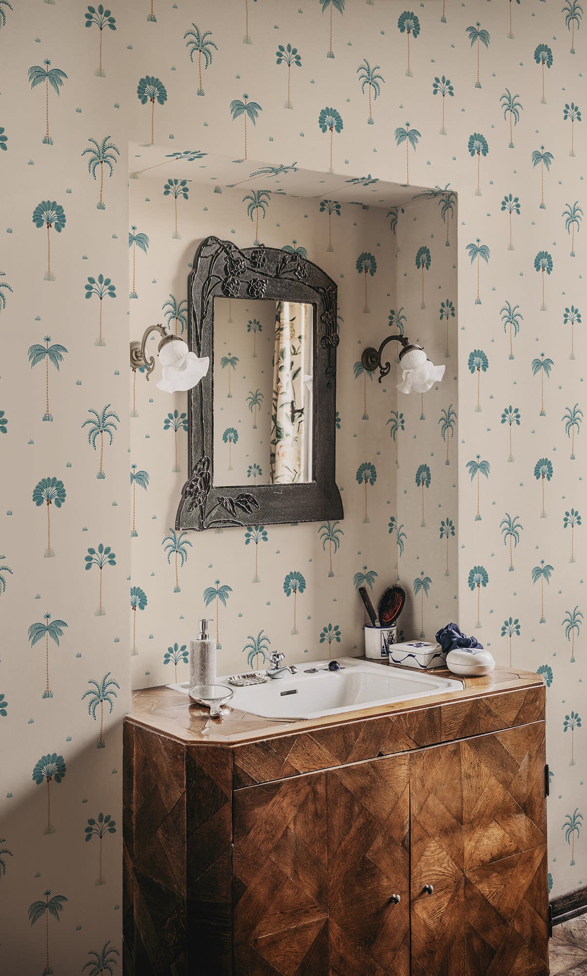 Sandberg Milo Behang S10437 - Misty Blue