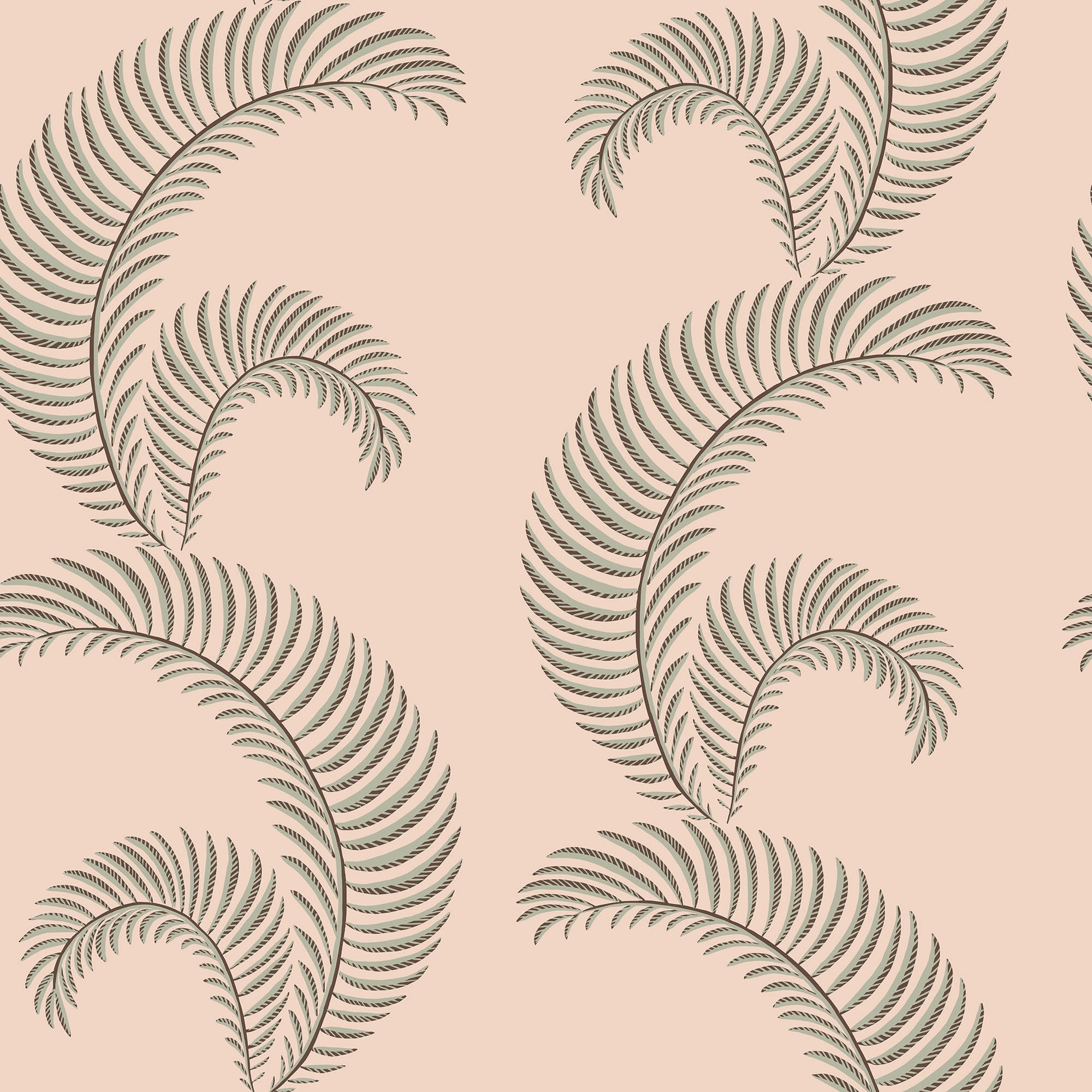 Sandberg Jasmine Behang S10441 - Pink