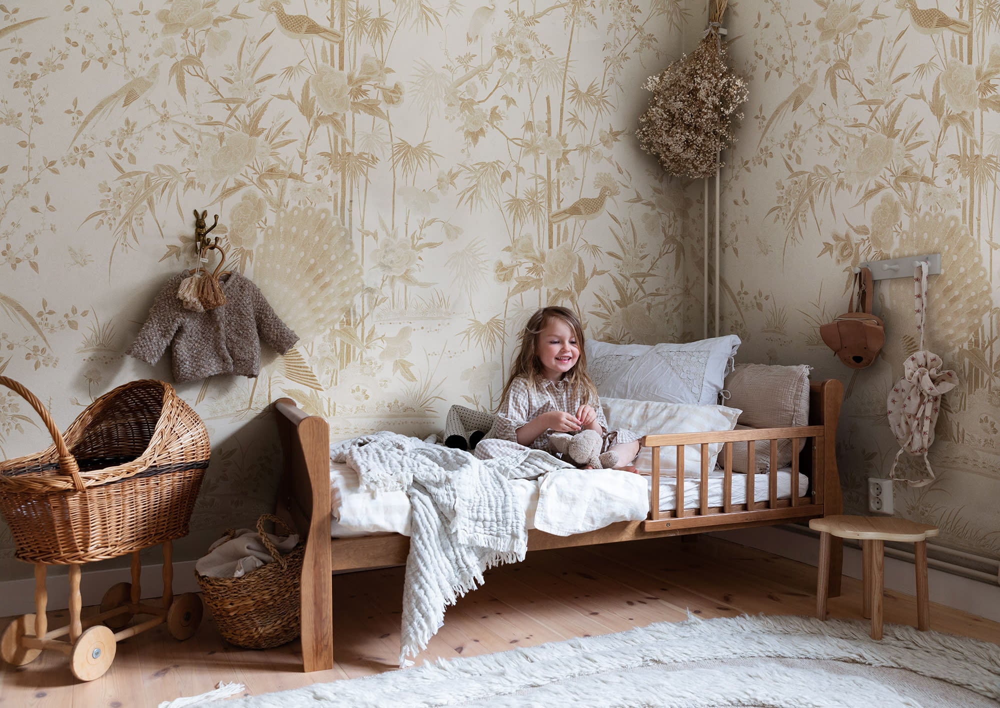 Sandberg Chinoiserie Garden Behang S10544 - Beige