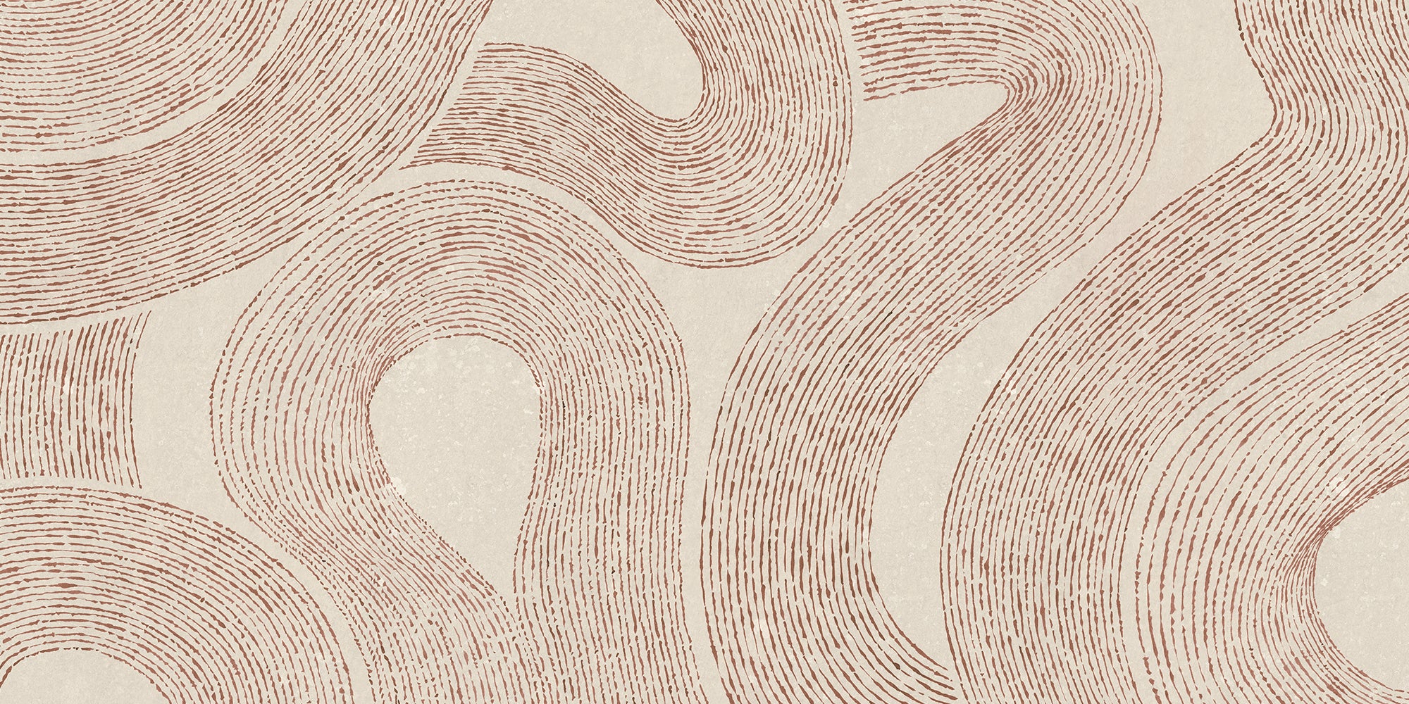 Sandberg Zen Mural Behang S10547 - Terracotta