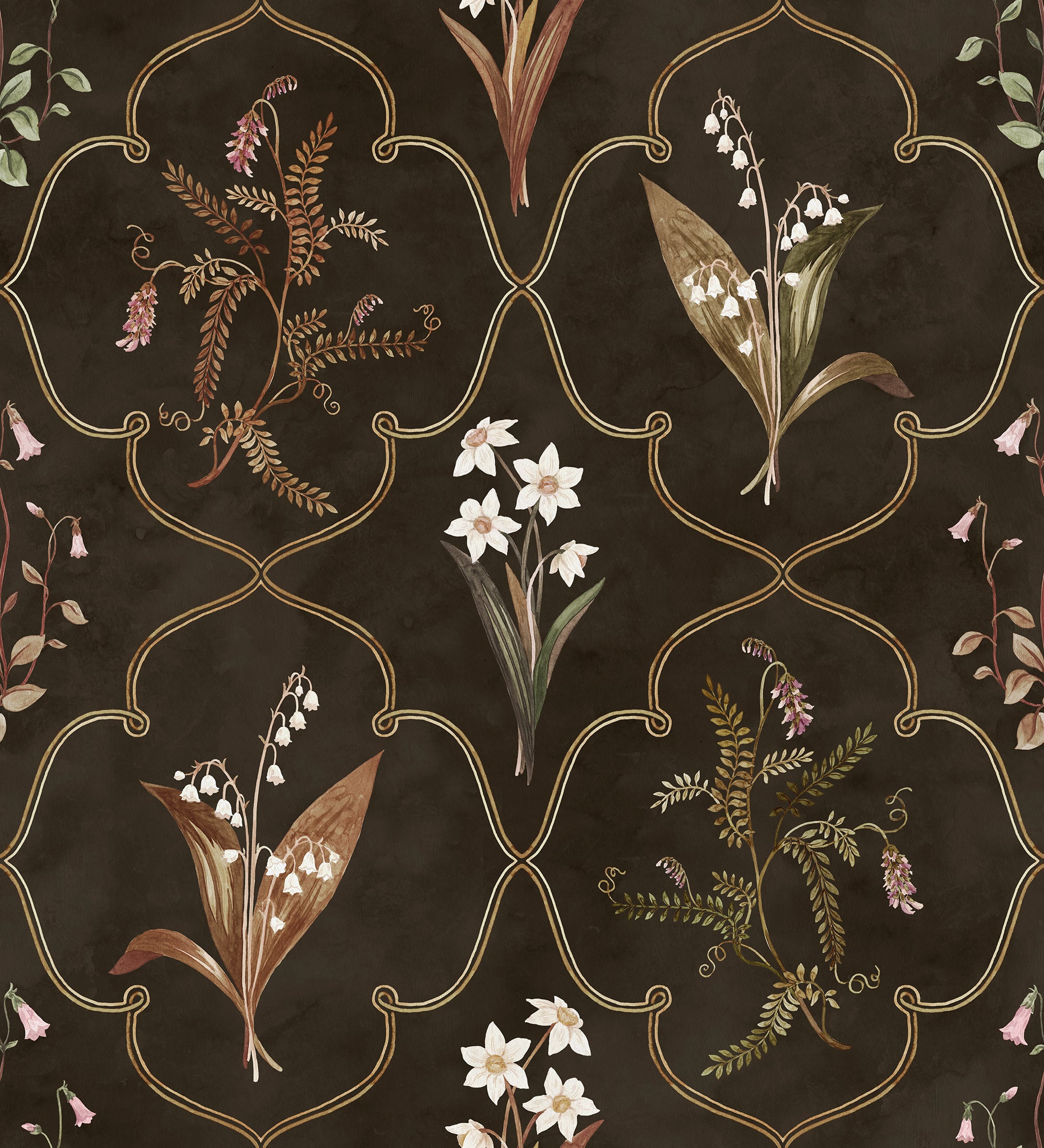 Sandberg Louise Behang S10577 - Dark