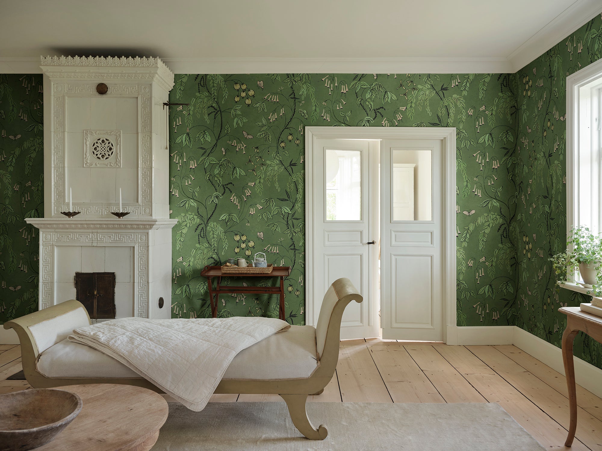 Sandberg Ottilia Behang S10585 - Green