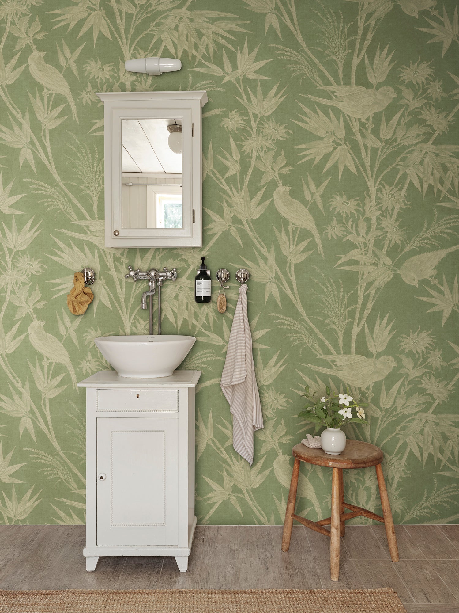 Sandberg Celeste Mural Behang S10597 - Green