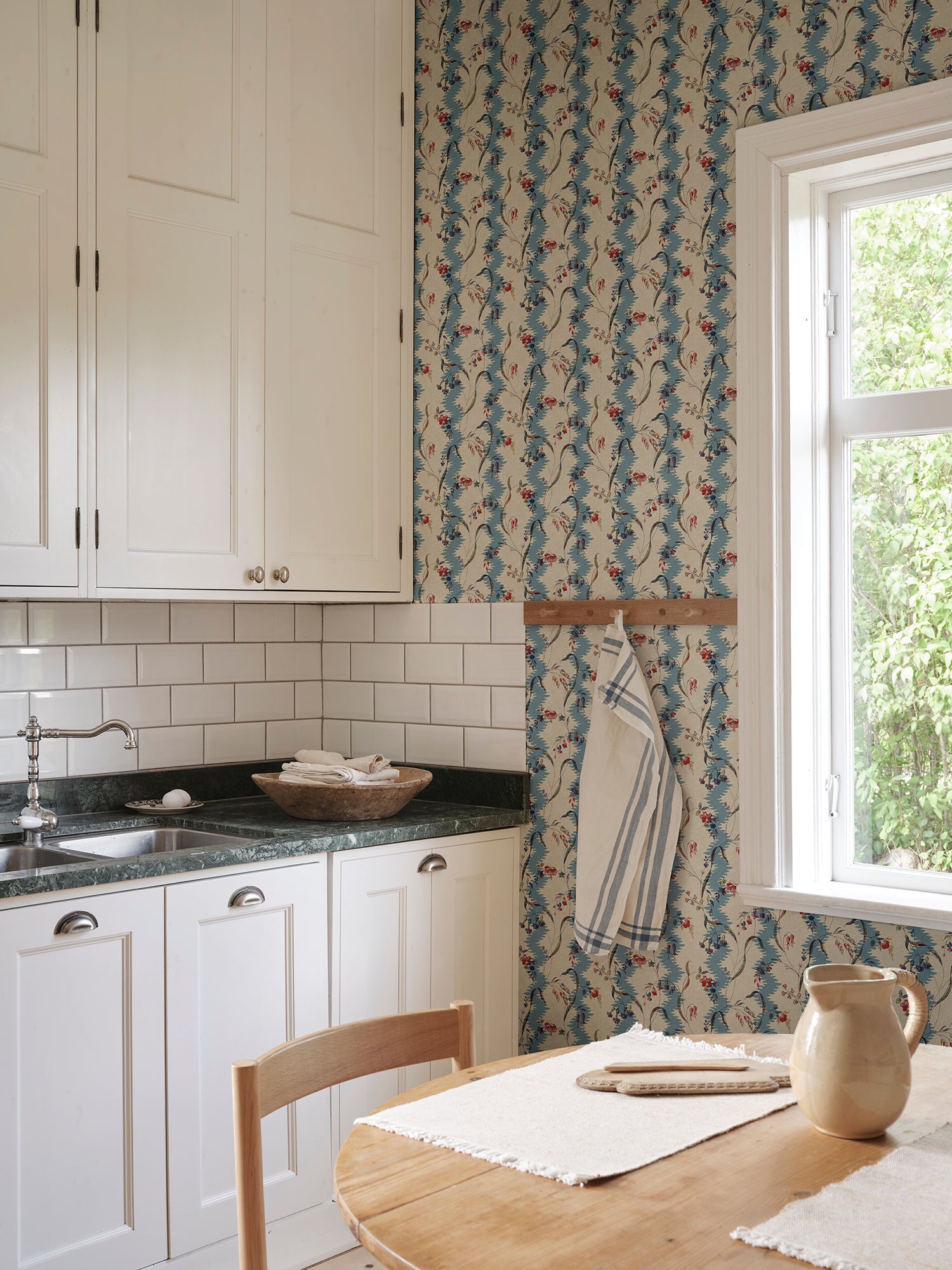 Sandberg Beatrice Behang S10612 - Blue