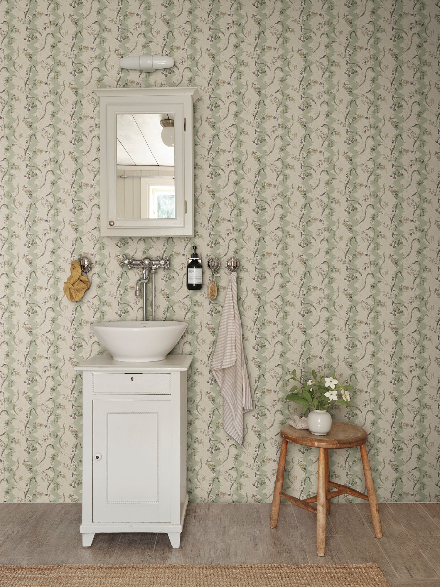 Sandberg Beatrice Behang S10613 - Light Green