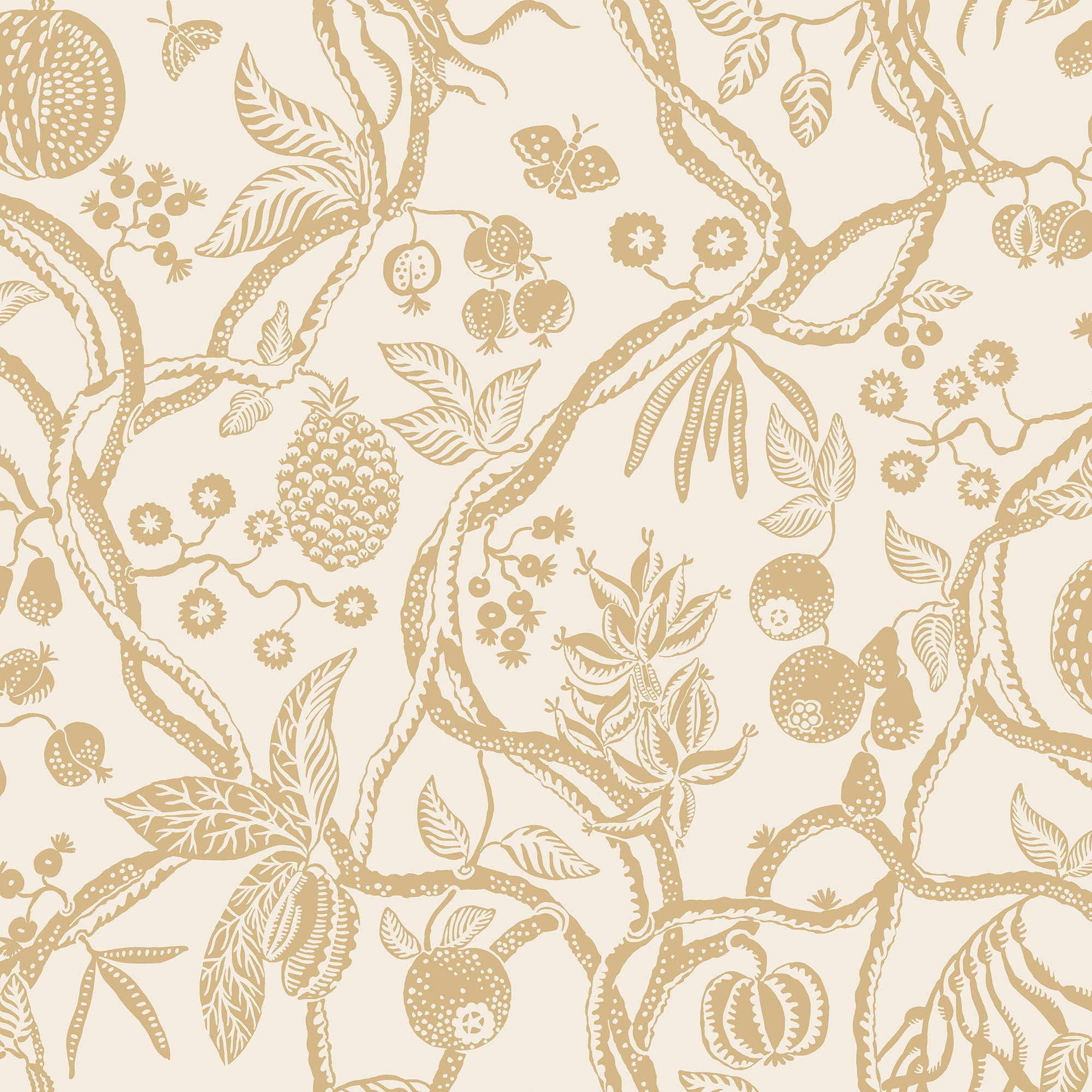 Sandberg Tree of Life Behang S10616 - Honey
