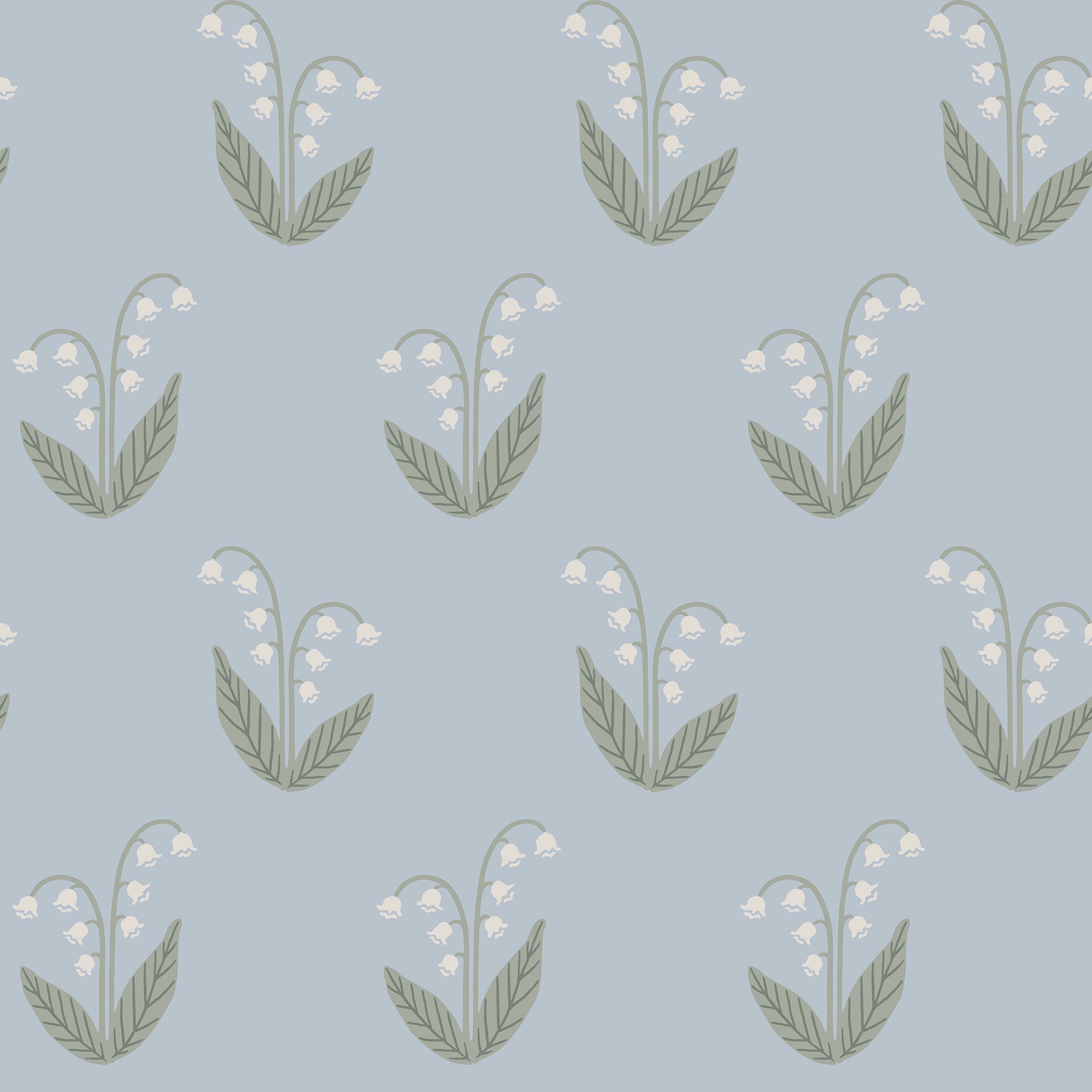 Sandberg Lilly Behang S10634 - Light Blue