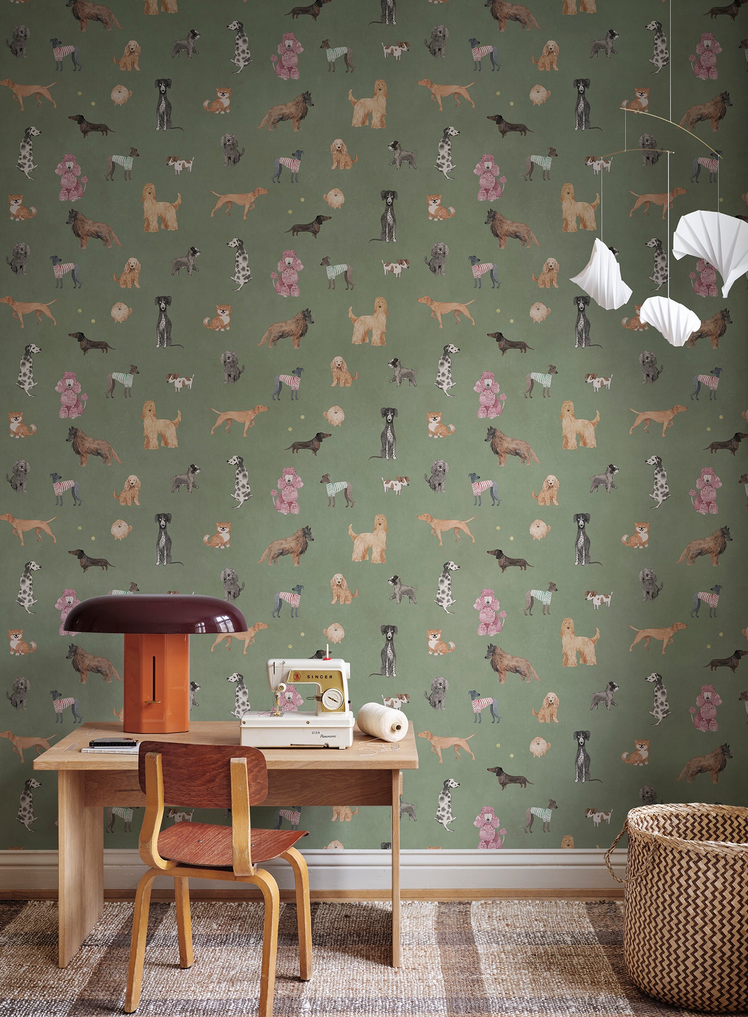 Sandberg Taiga and Friends Behang S10705 - Green