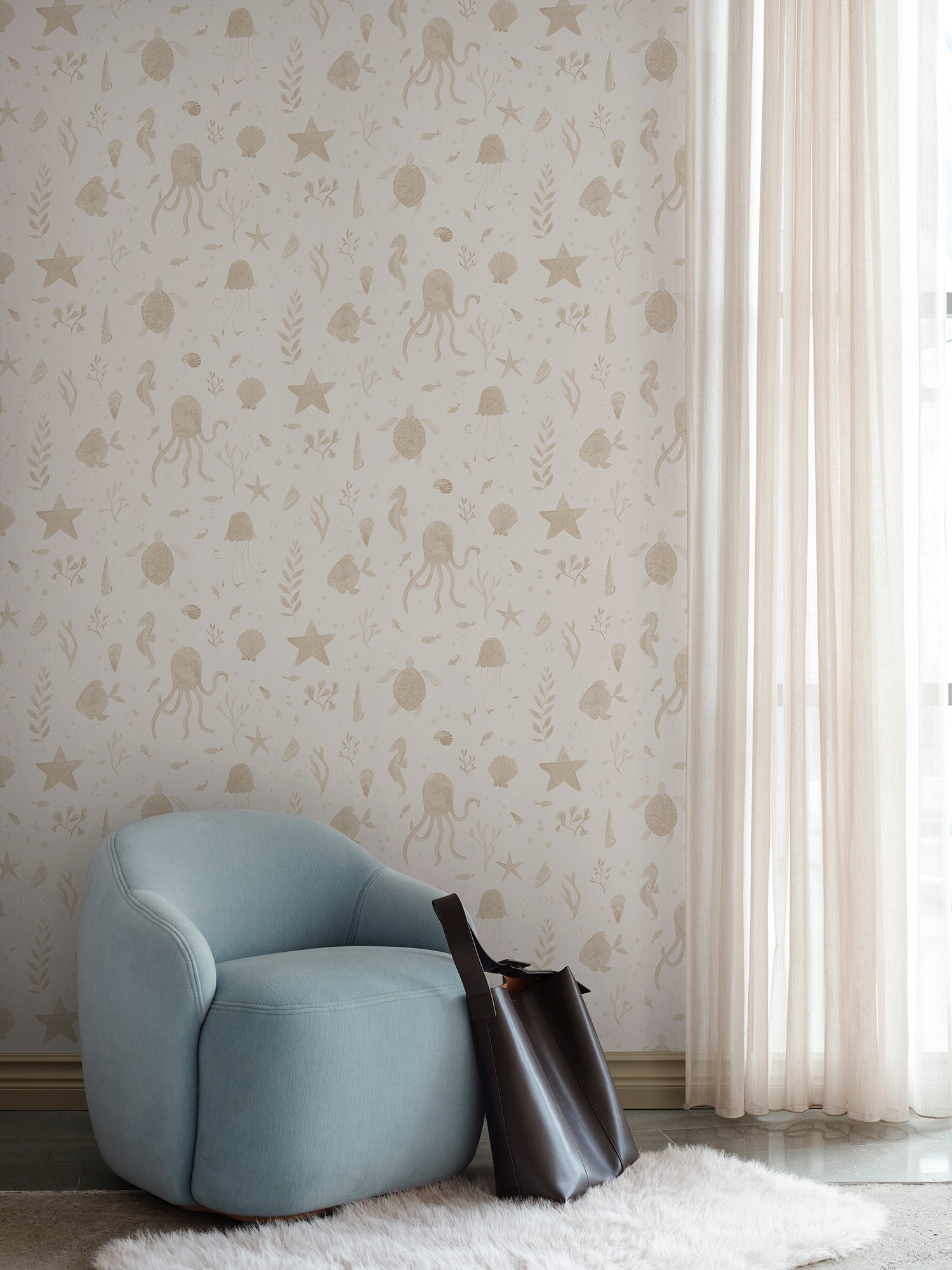 Sandberg Della Behang S10716 - Beige