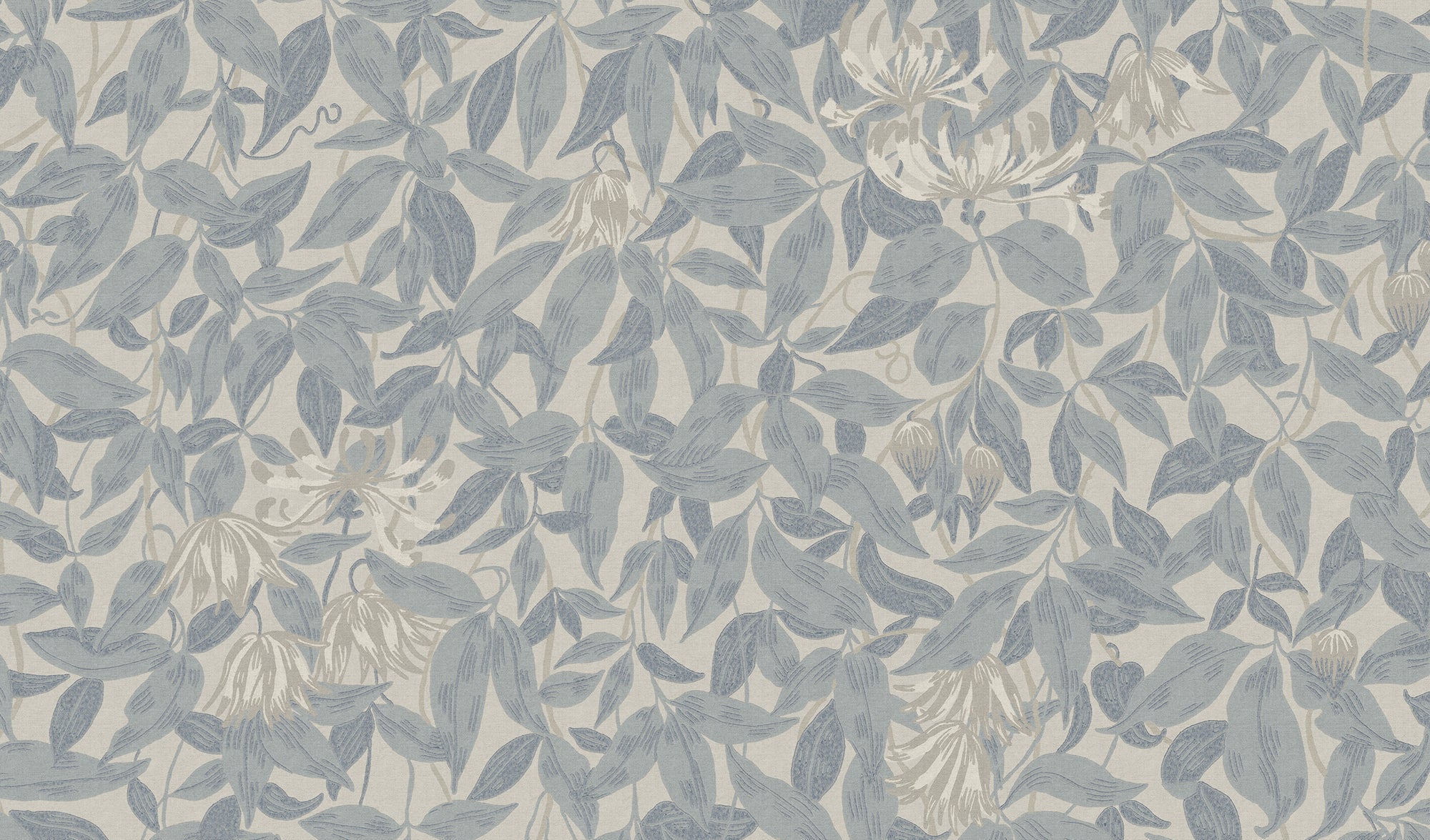 Sandberg Linnea Mural Behang S10719 - Misty Blue