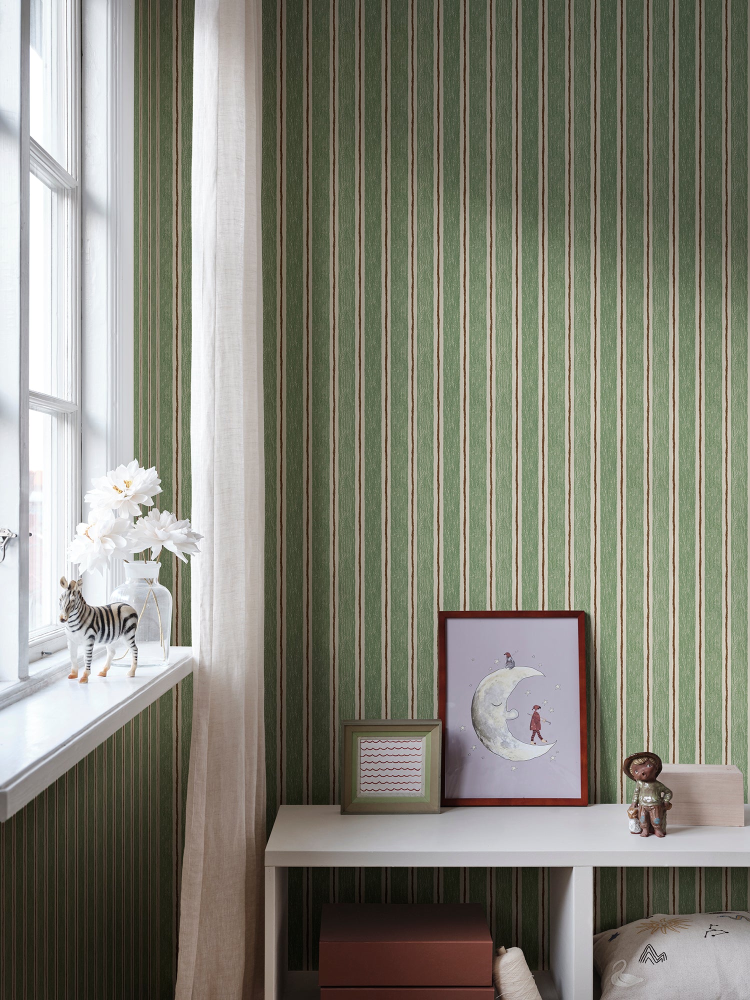 Sandberg Albin Behang S10761 - Dark Green