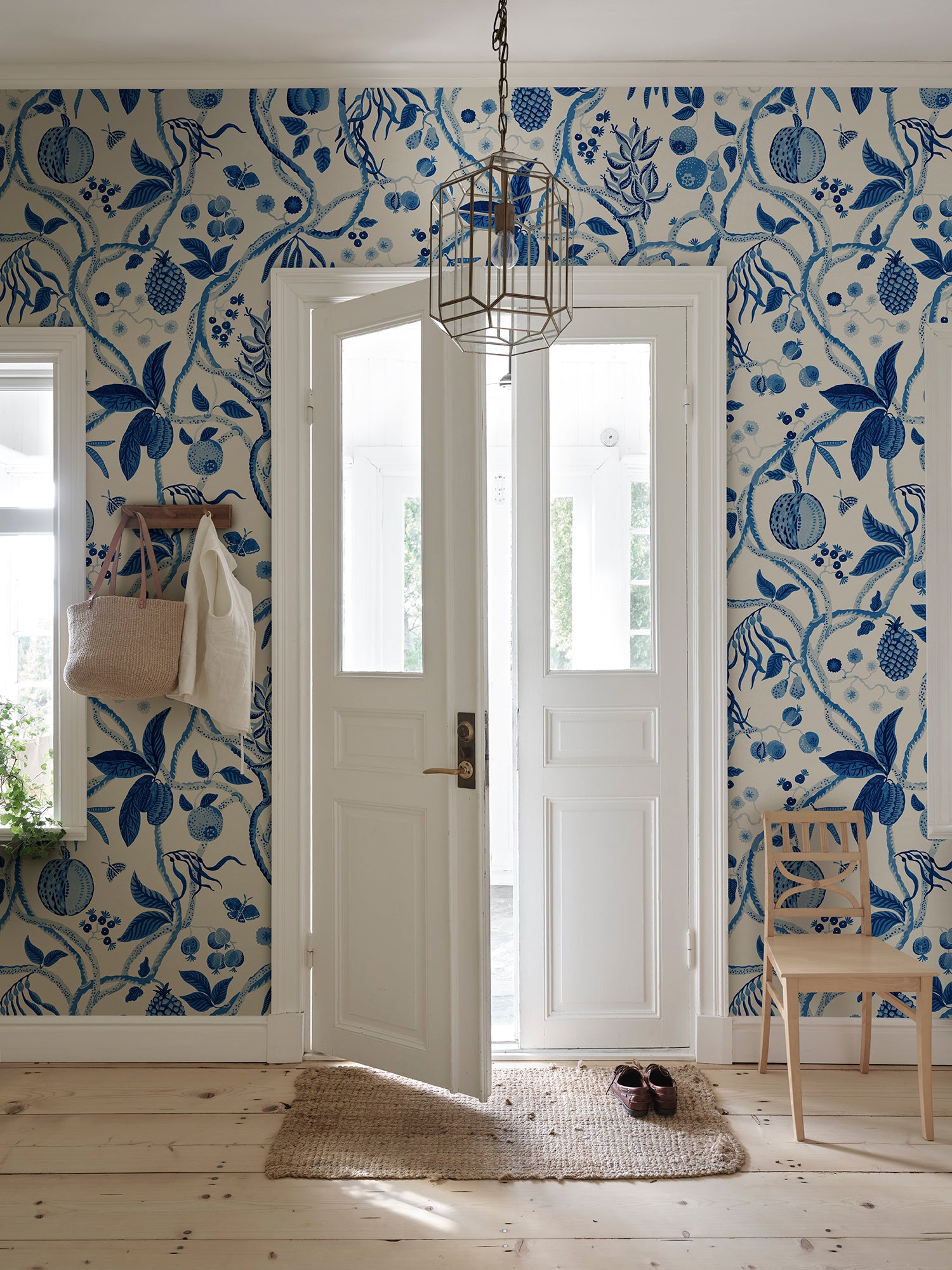 Sandberg Tree of Life Mural Behang S10763 - Blue