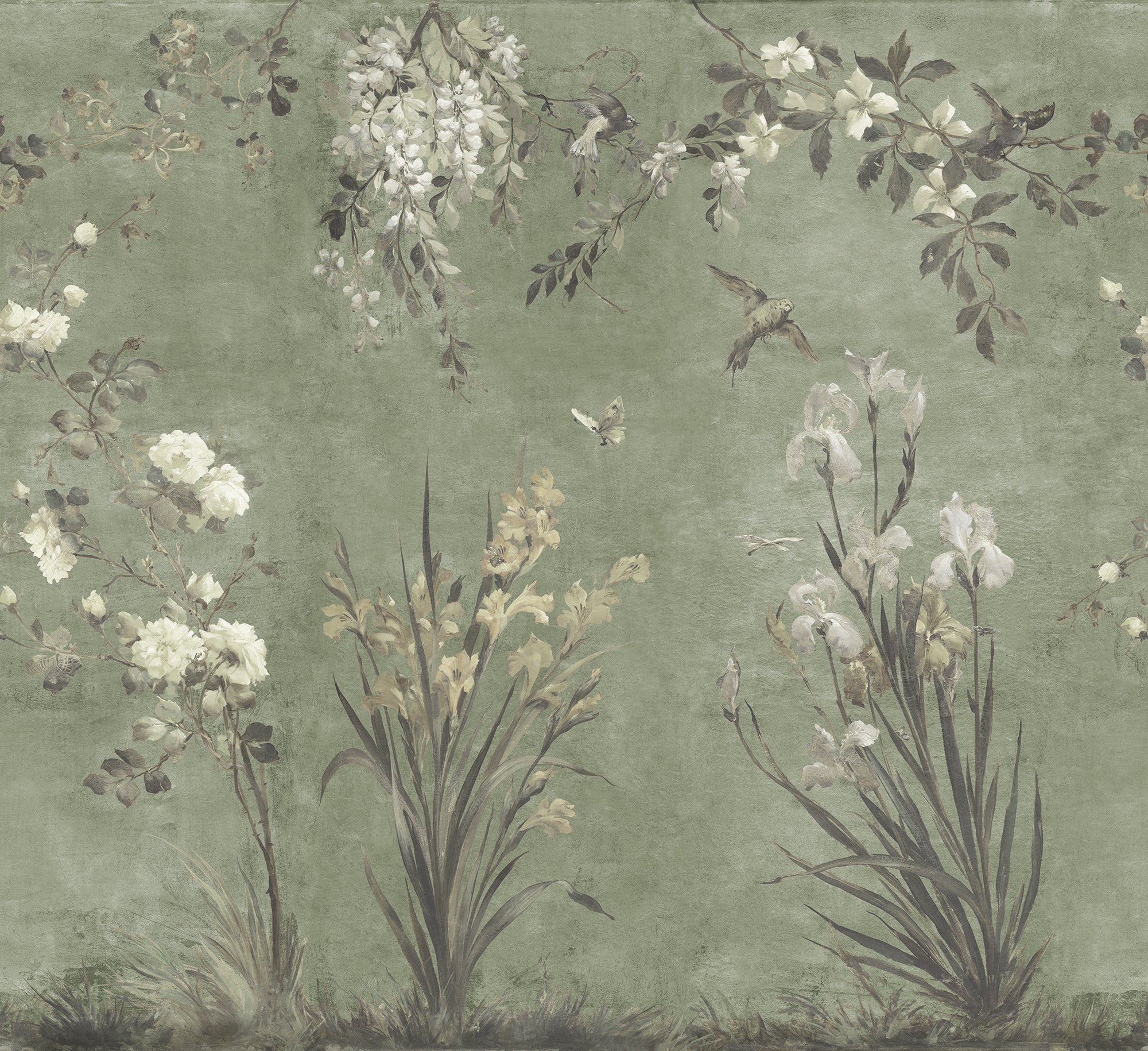 Sandberg Nicola Behang S10815 - Sage Green