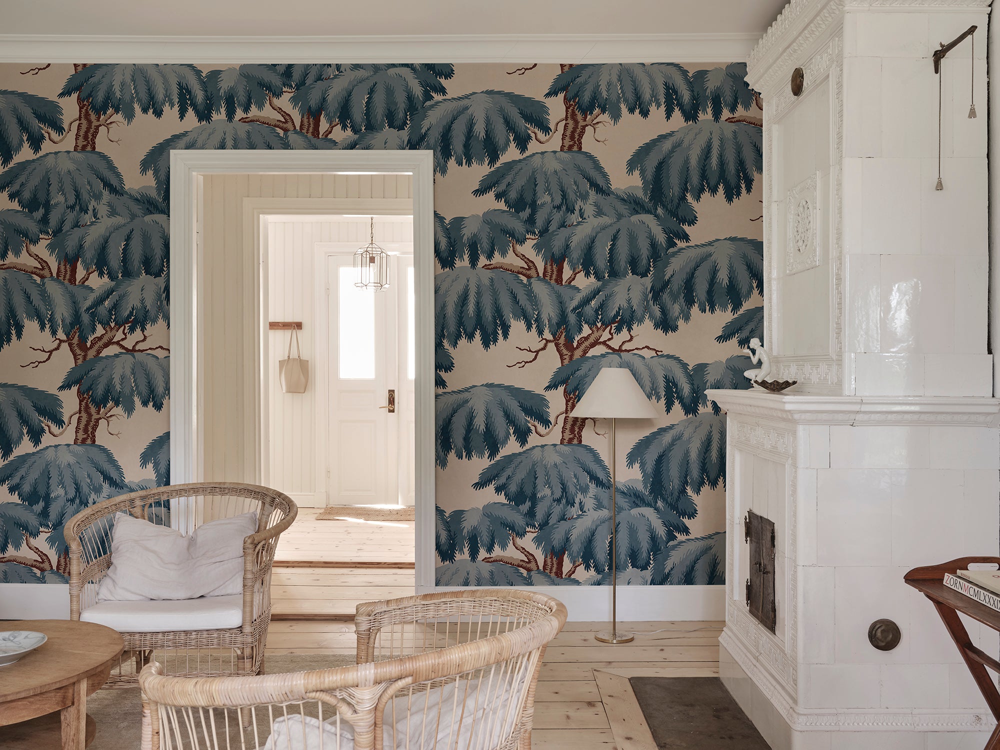 Sandberg Alba Mural Behang S10899 - Blue