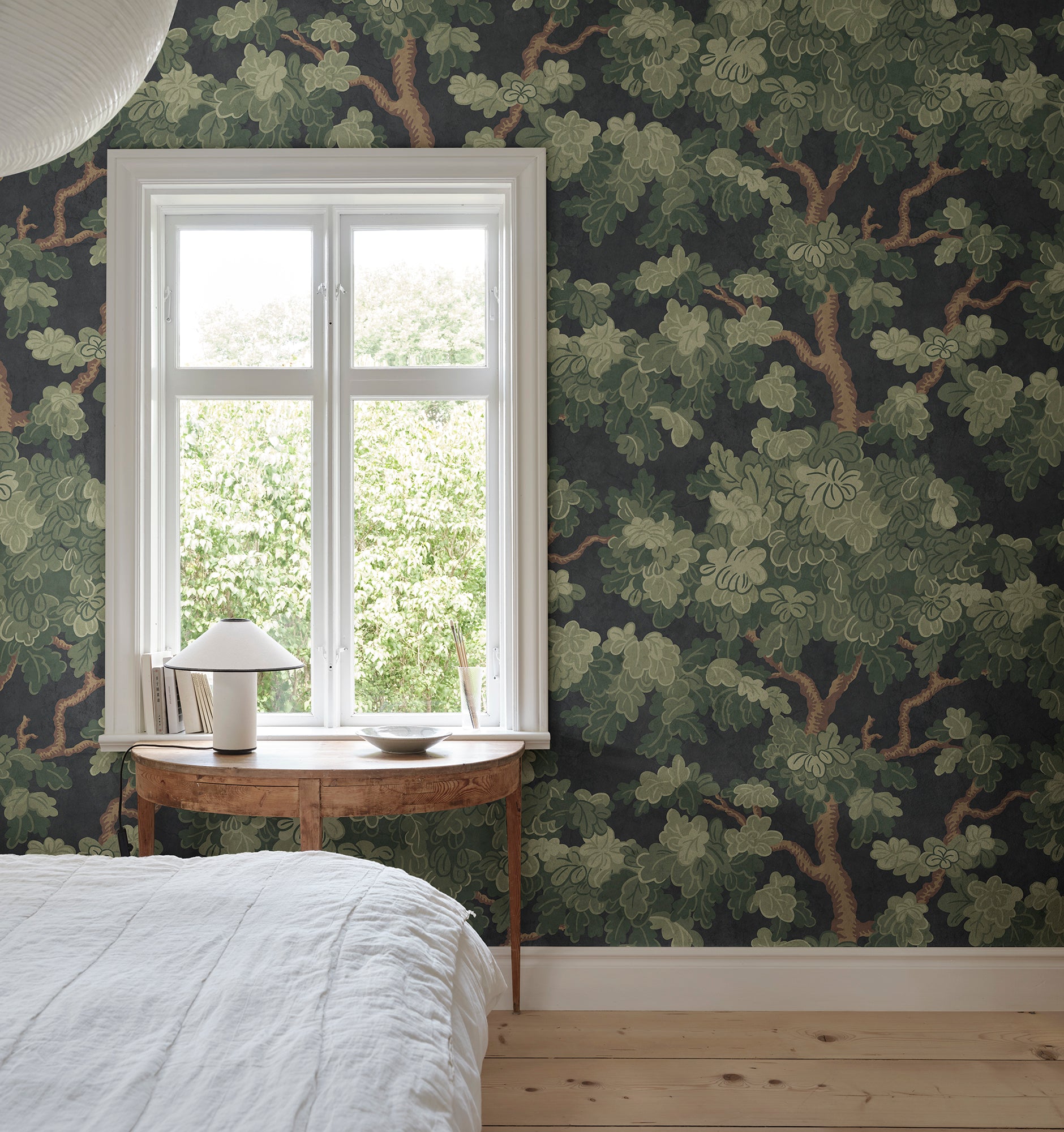 Sandberg Eken Mural Behang S11027 - Charcoal