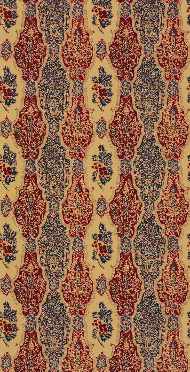 Le Manach Batik raisin Behang LP105005 - LAB COLOUR THE WORLD