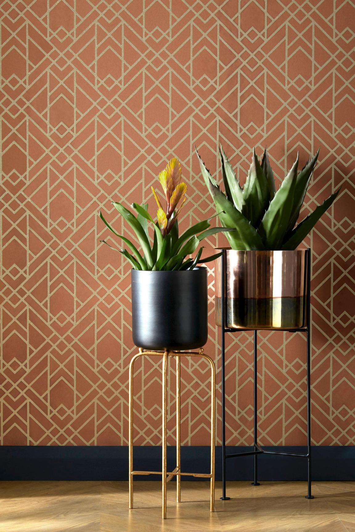 HookedOnWalls Soft Symmetry Art Deco 68650 interieur
