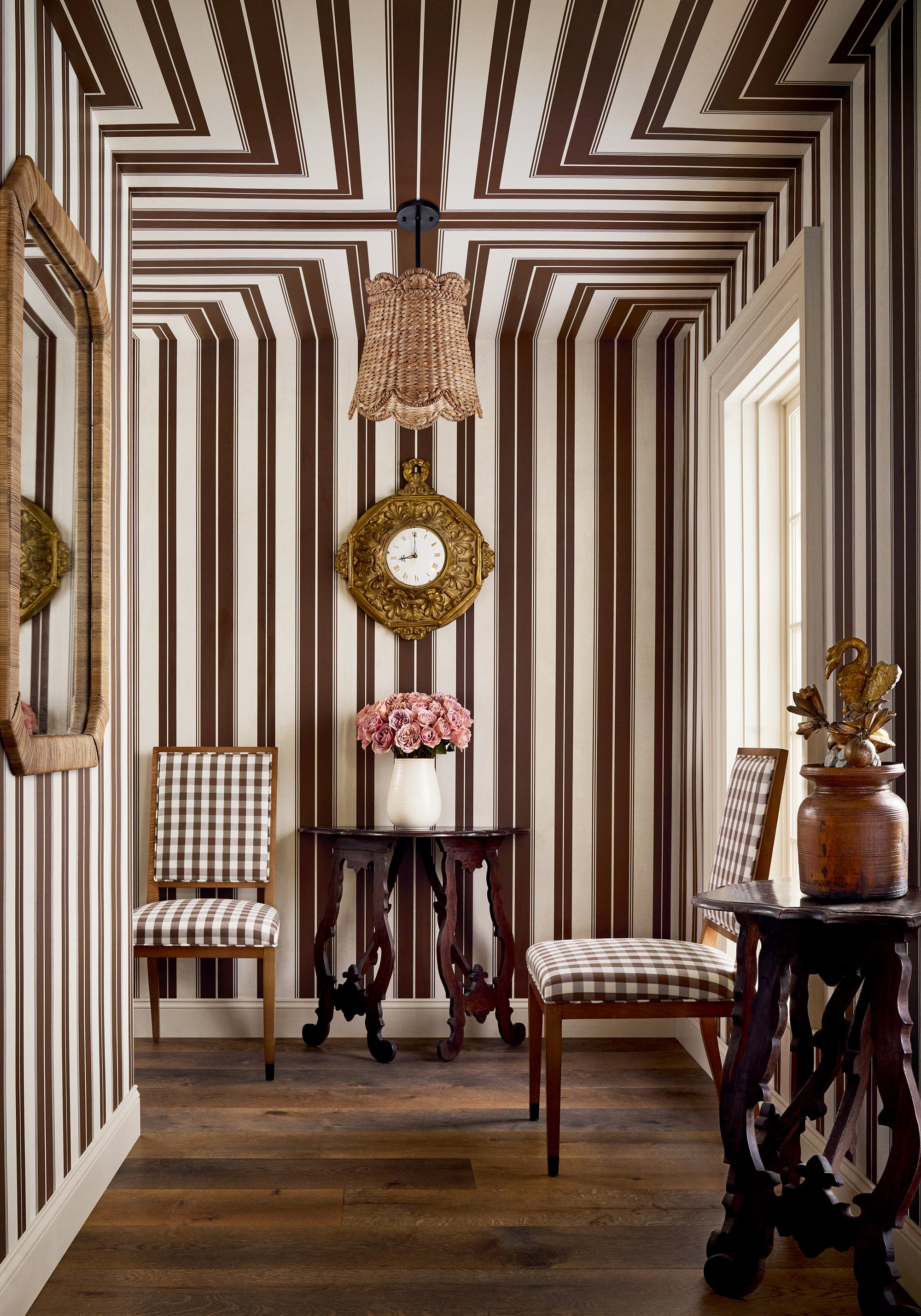 Thibaut Stripes & Checks Resource Norfolk Stripe Behang T44049 - sfeerbeeld