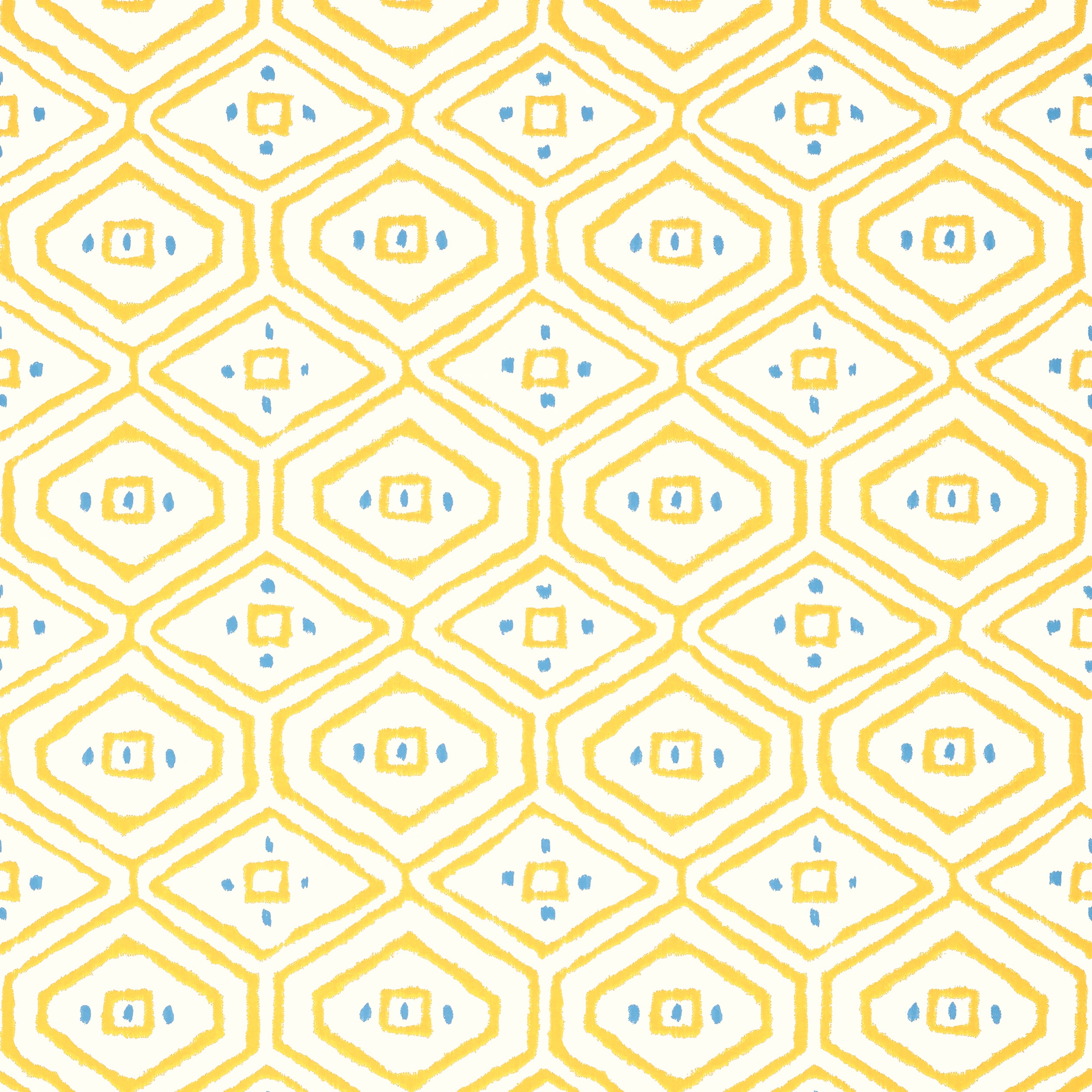 Thibaut Pass-a-grille Behang T10615 - Yellow
