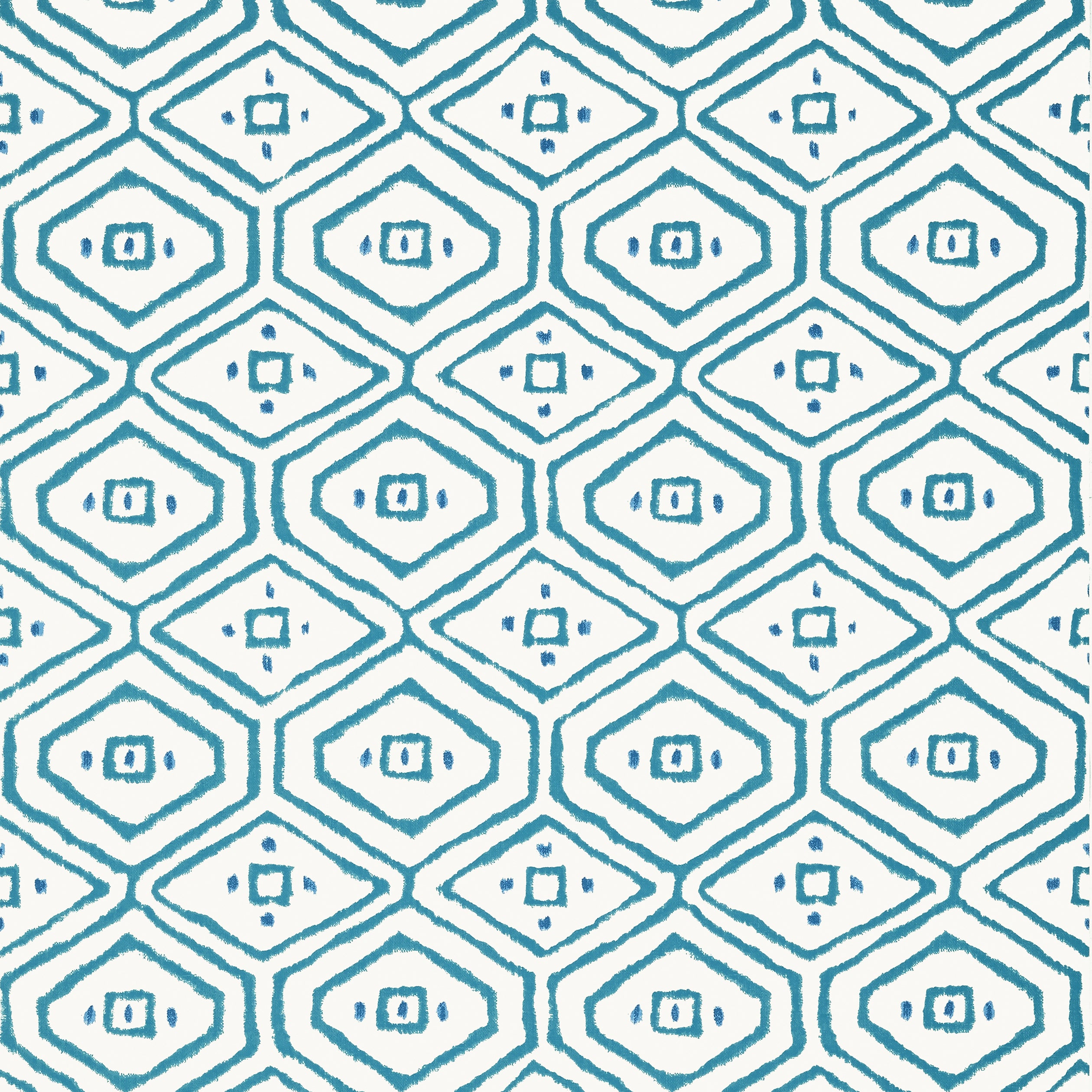 Thibaut Pass-a-grille Behang T10618 - Turquoise