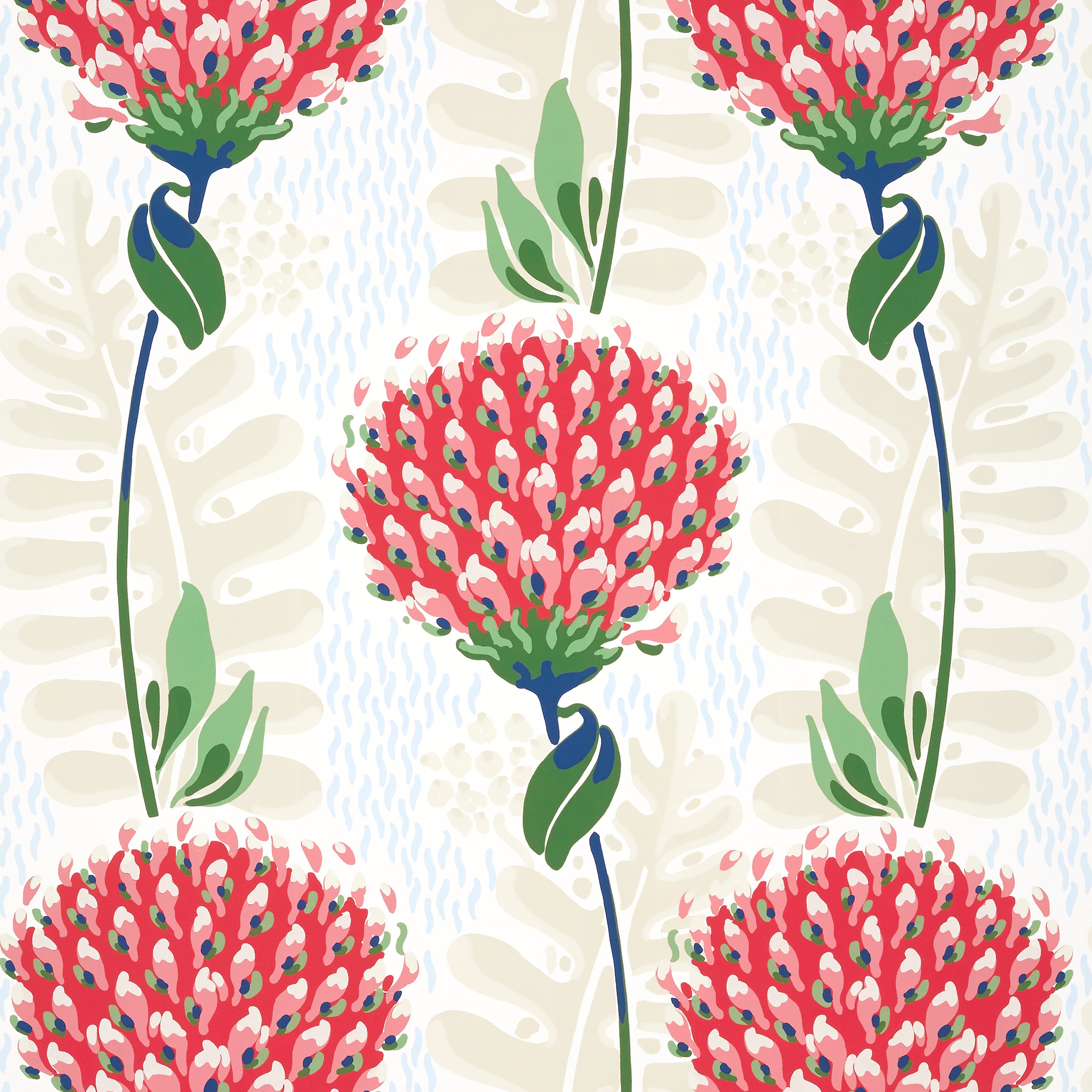 Thibaut Tiverton Behang T10647 - Red