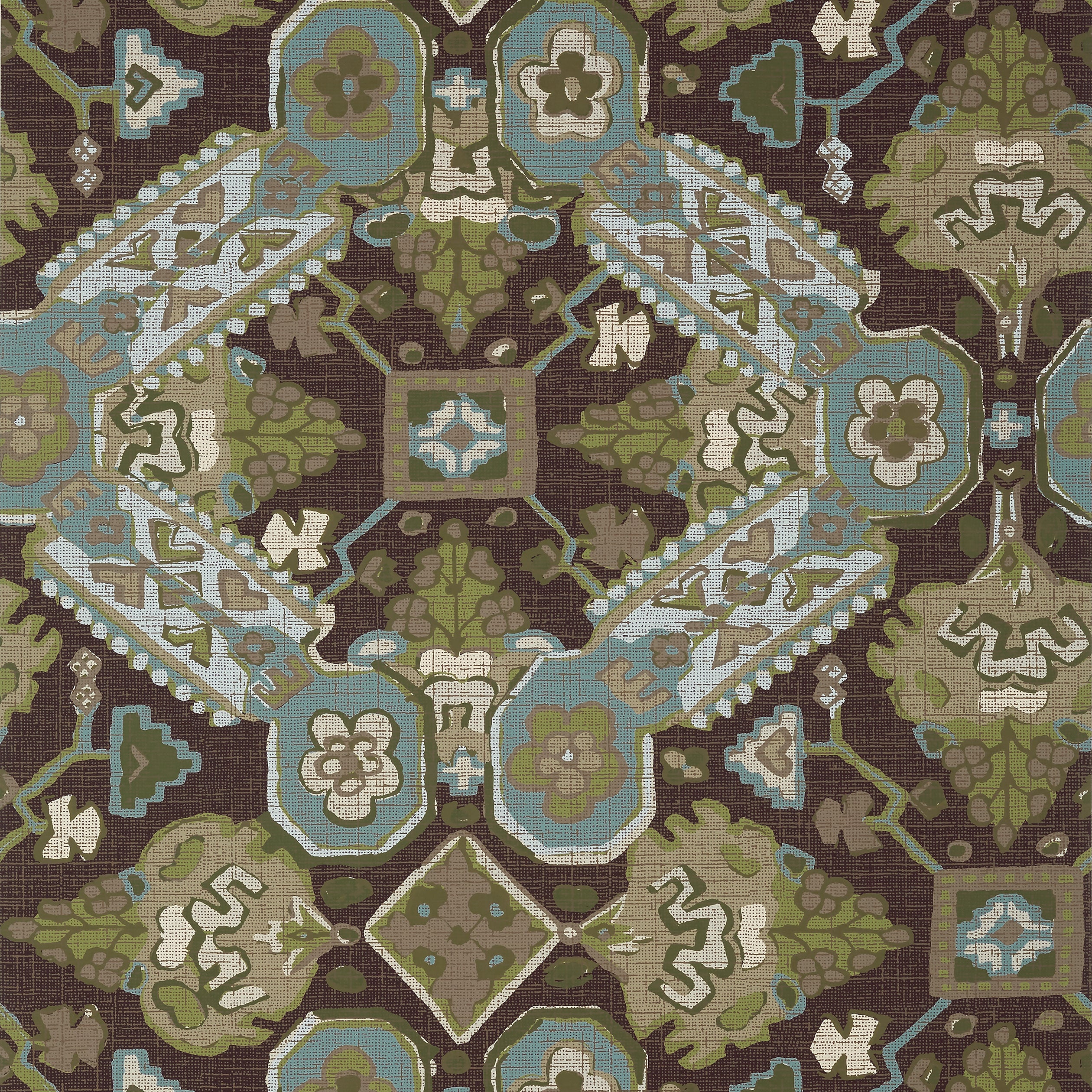 Thibaut Persian Carpet Behang T10826 - Brown