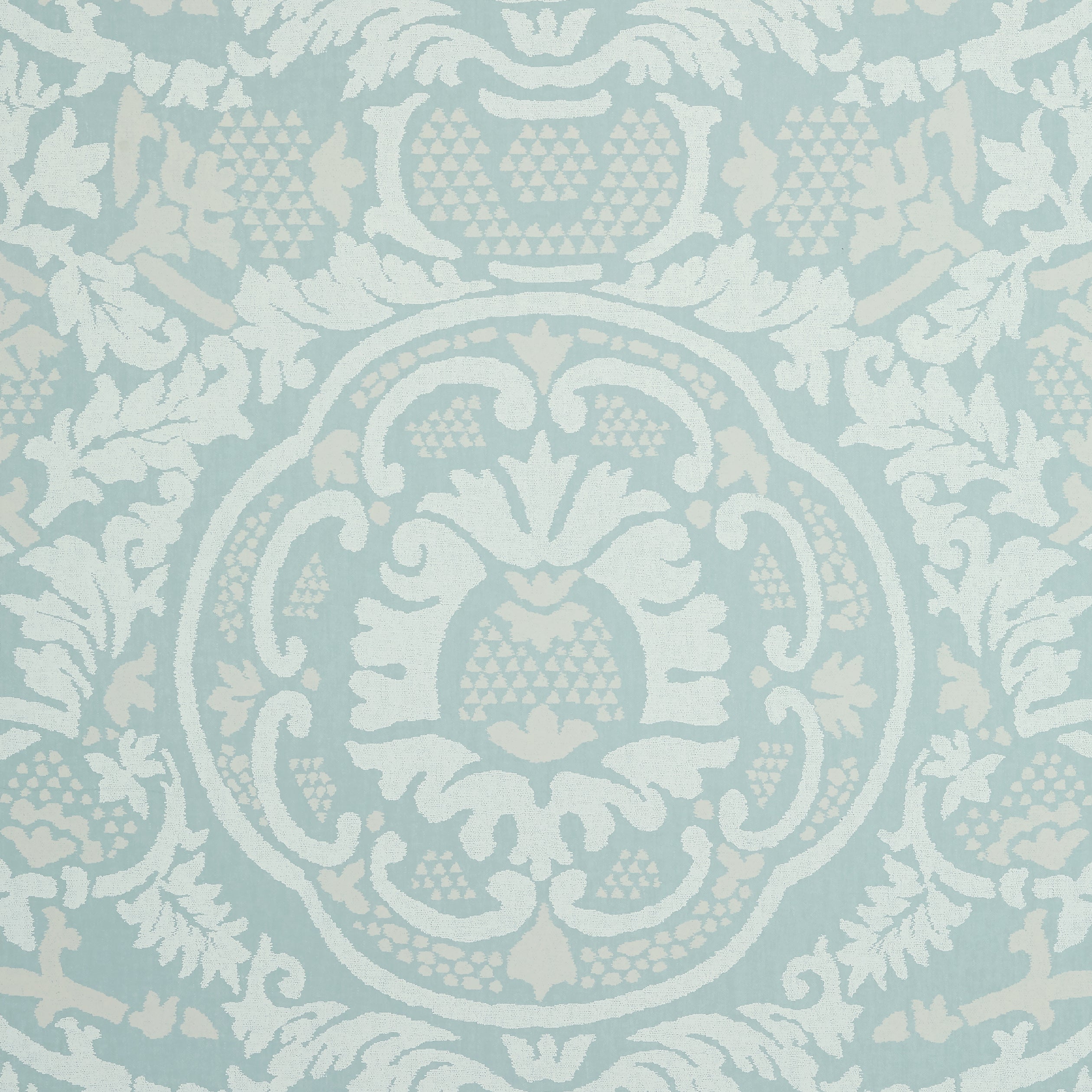 Thibaut Earl Damask Behang T10839 - Robin's Egg