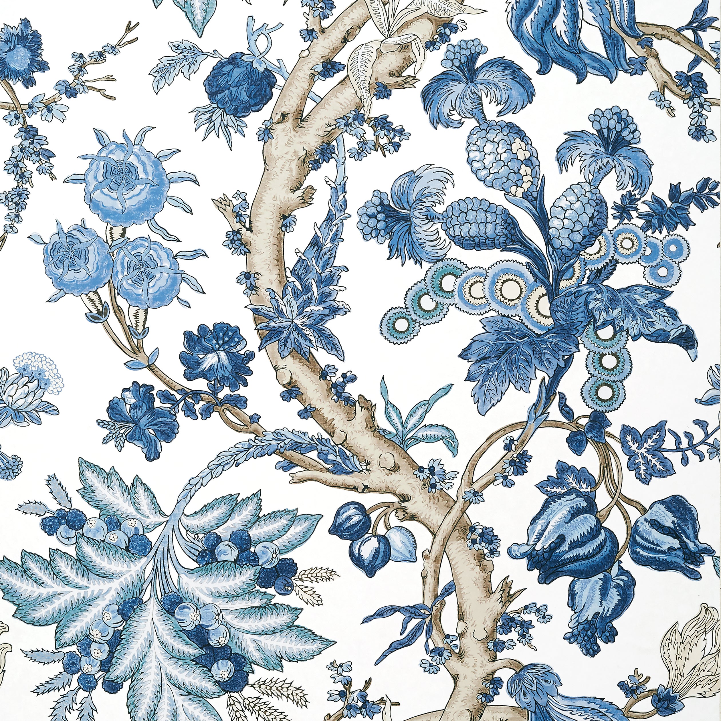 Thibaut Chatelain Behang T10846 - Blue and White
