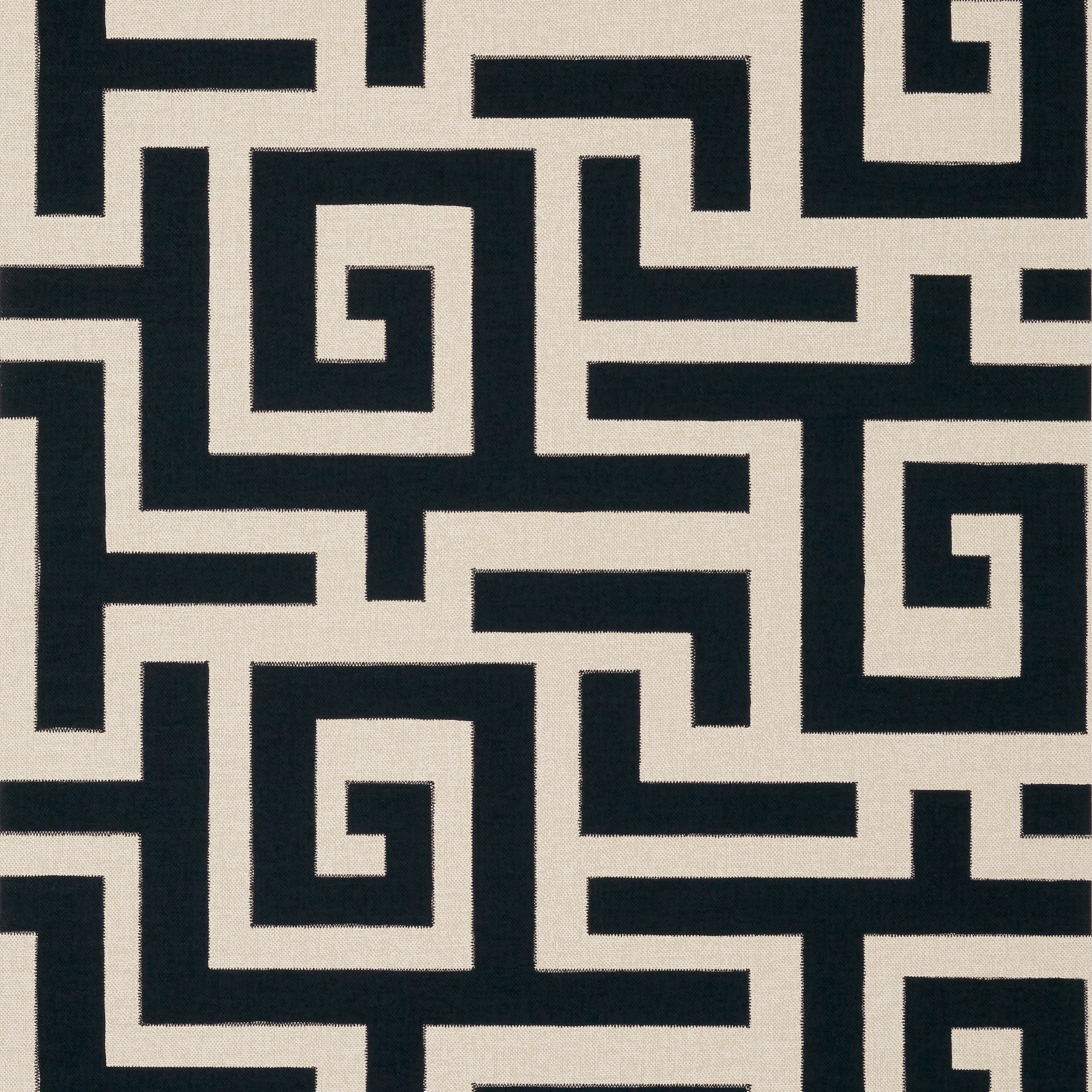 Thibaut Tulum Behang T13221 - Black