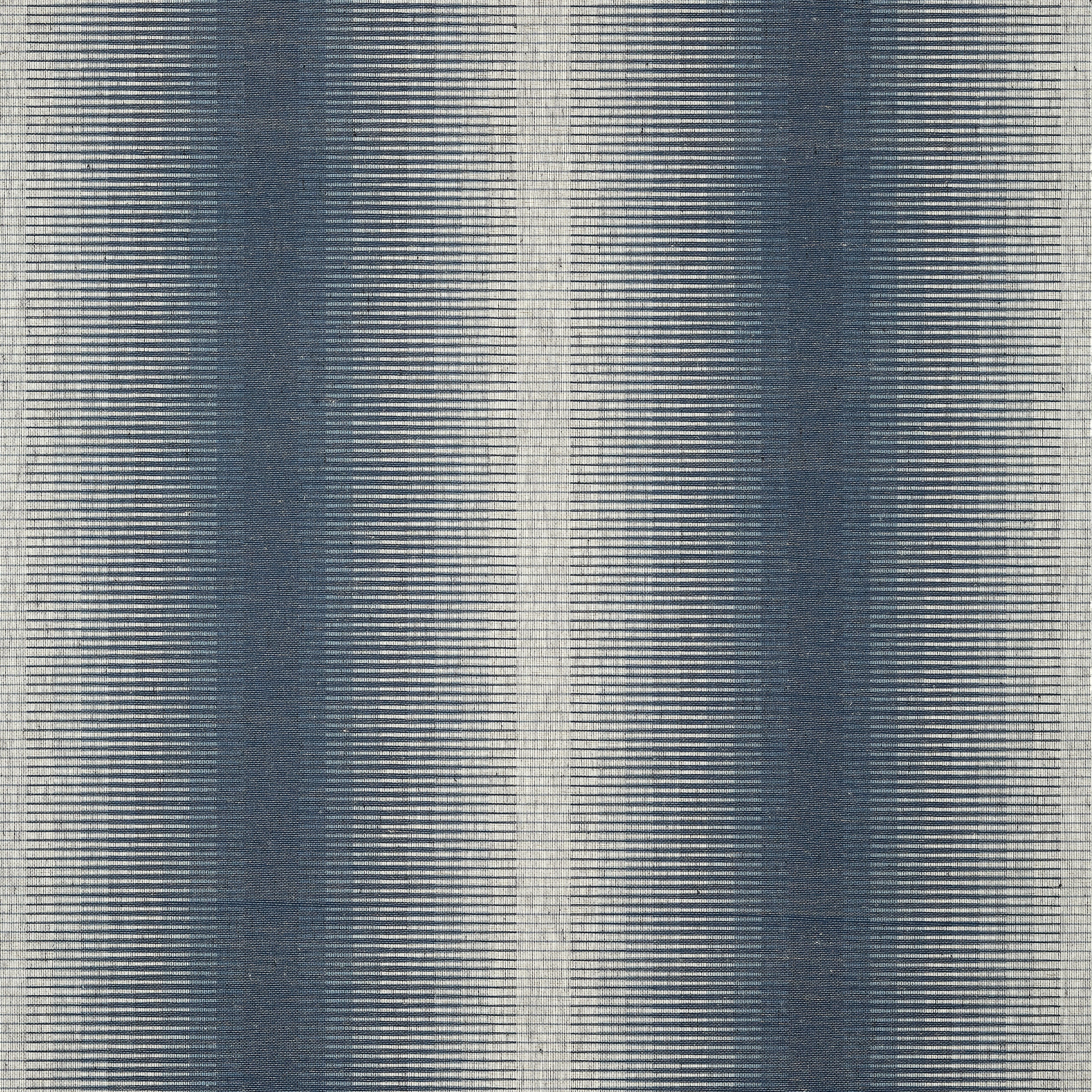 Thibaut Bozeman Stripe Behang T13261 - Navy