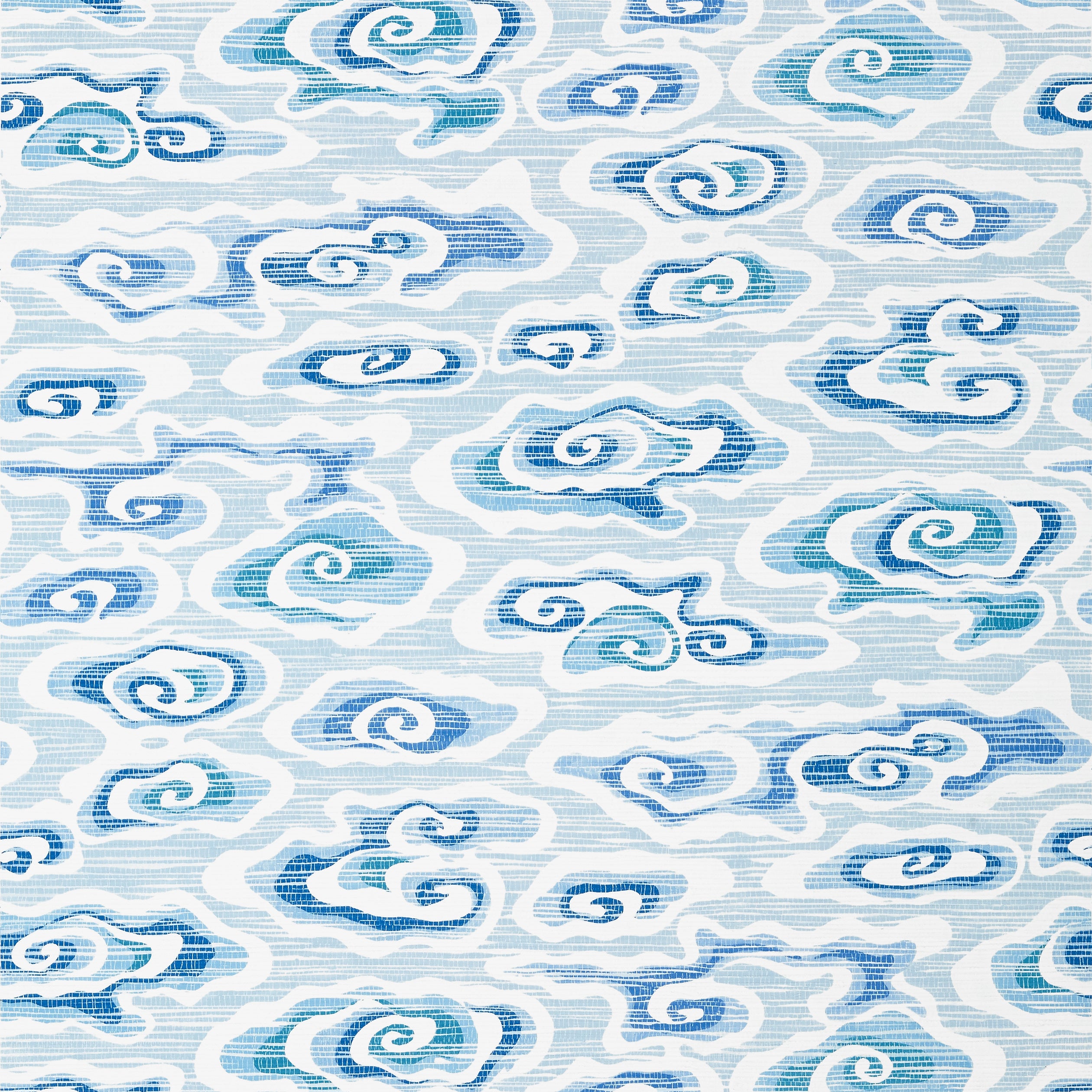Thibaut Clear Clouds Behang T13317 - Blue