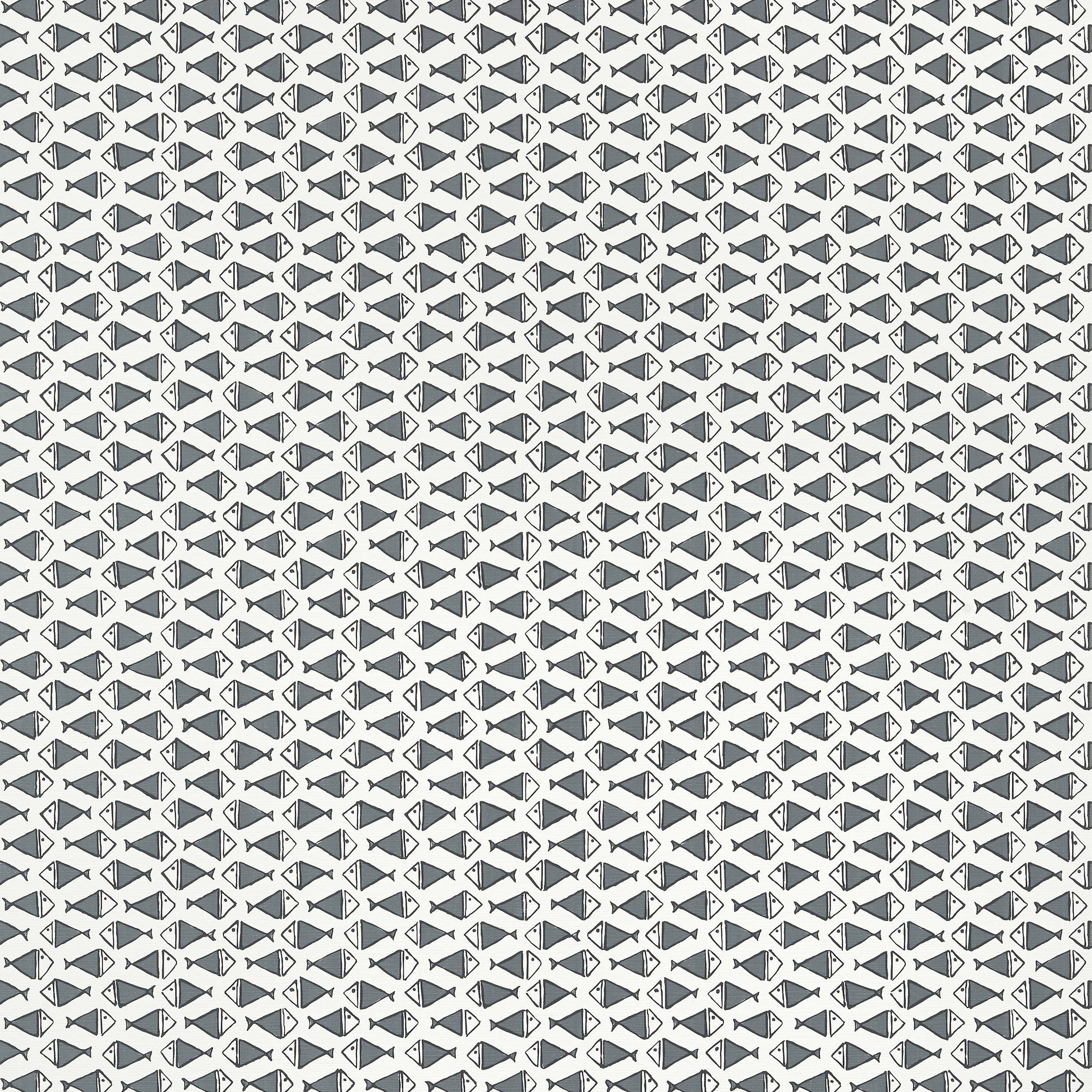 Thibaut Pisces Behang T13328 - Black