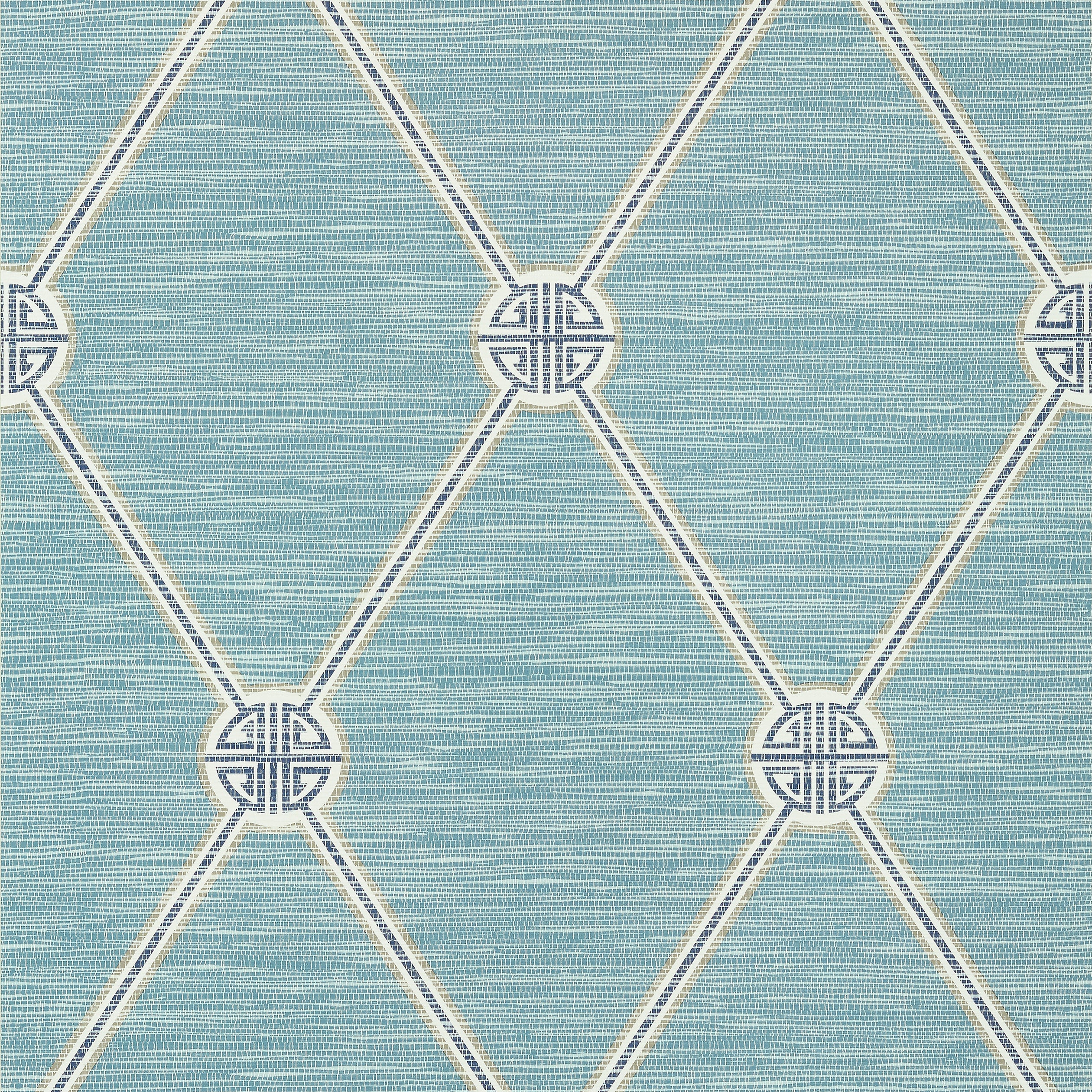 Thibaut Turnberry Trellis Behang T13391 - Mineral