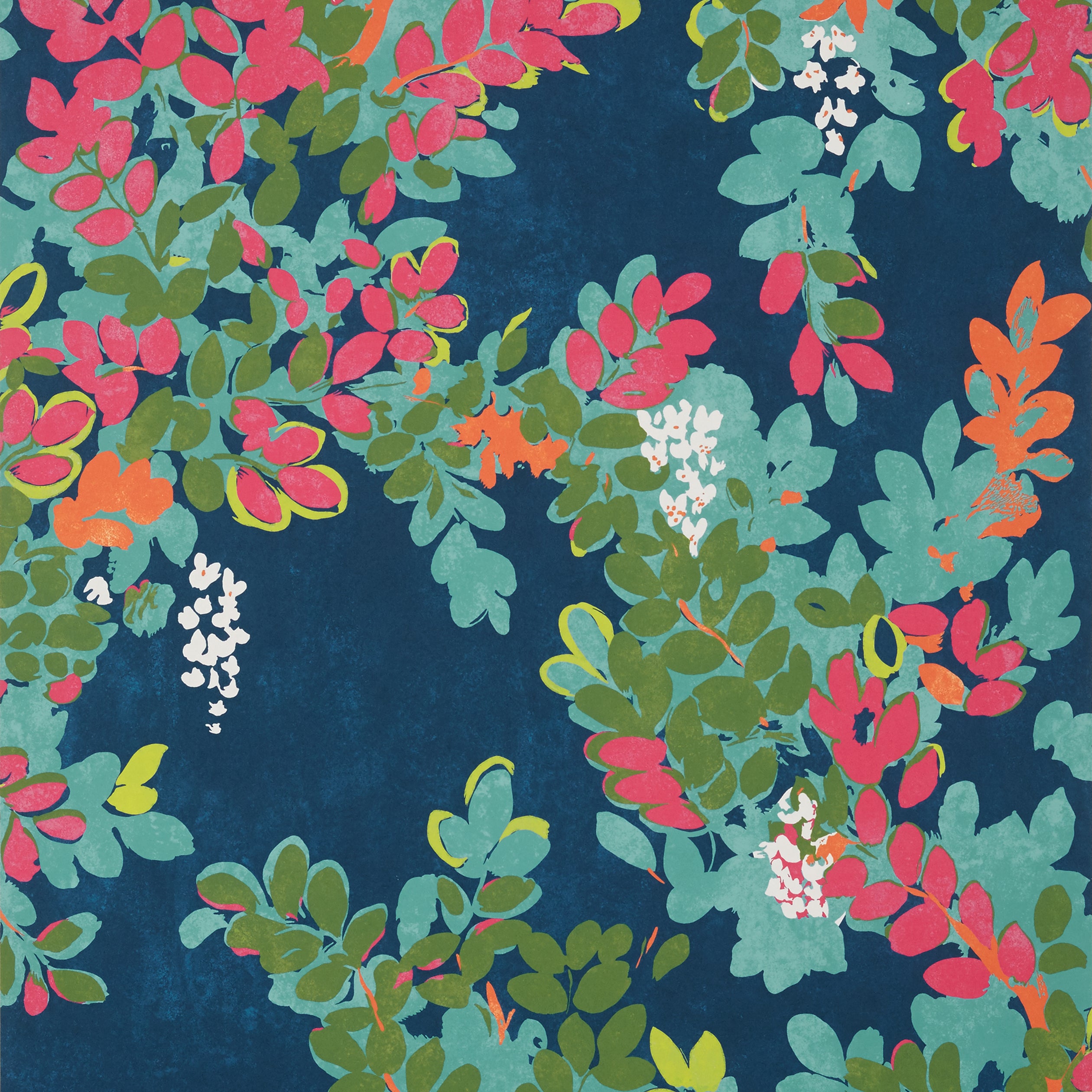 Thibaut Central Park Behang T14331 - Navy and Pink