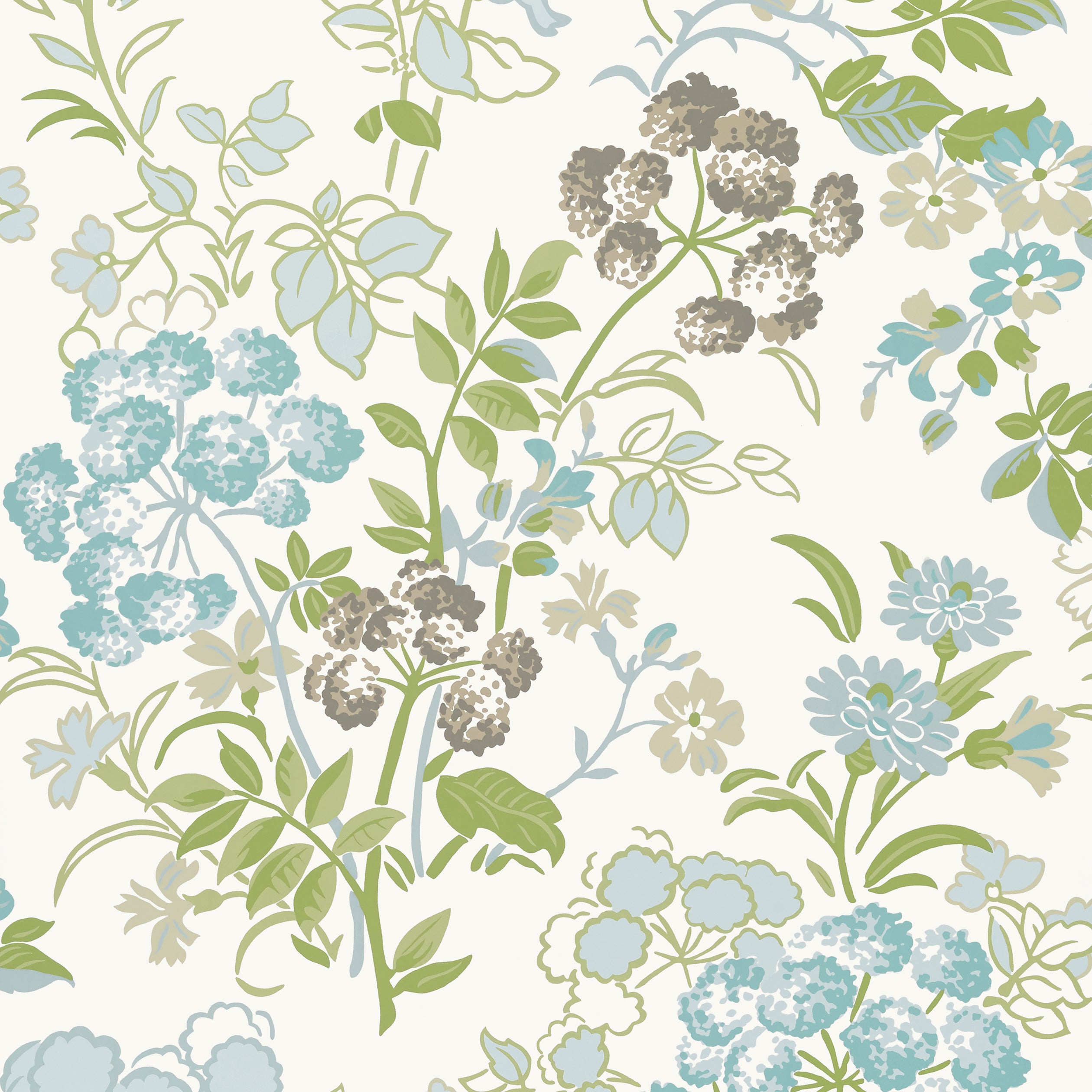 Thibaut Spring Garden Behang T14339 - Spa Blue
