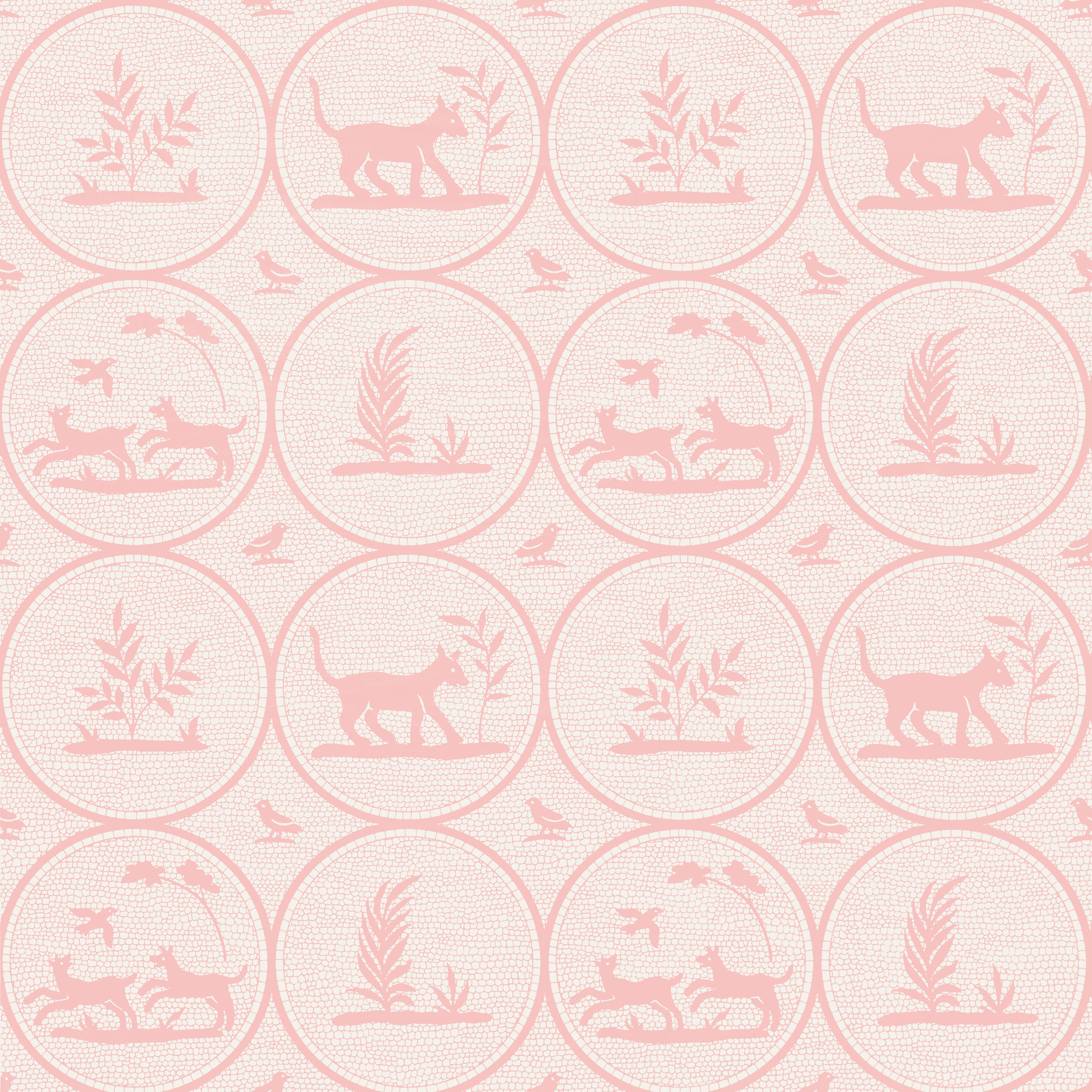 Thibaut Dooley Behang T14353 - Pink