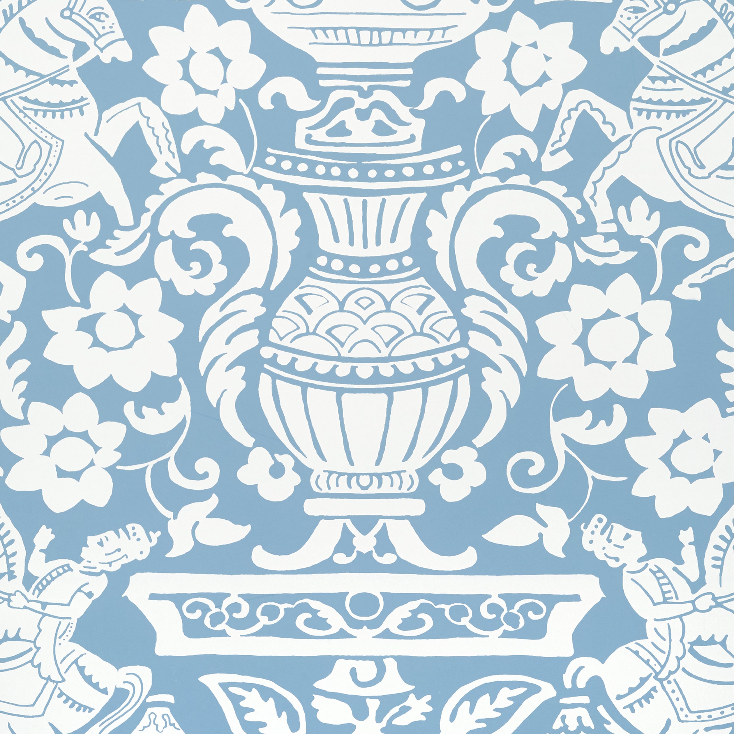 Thibaut Galway Behang T14361 - Blue