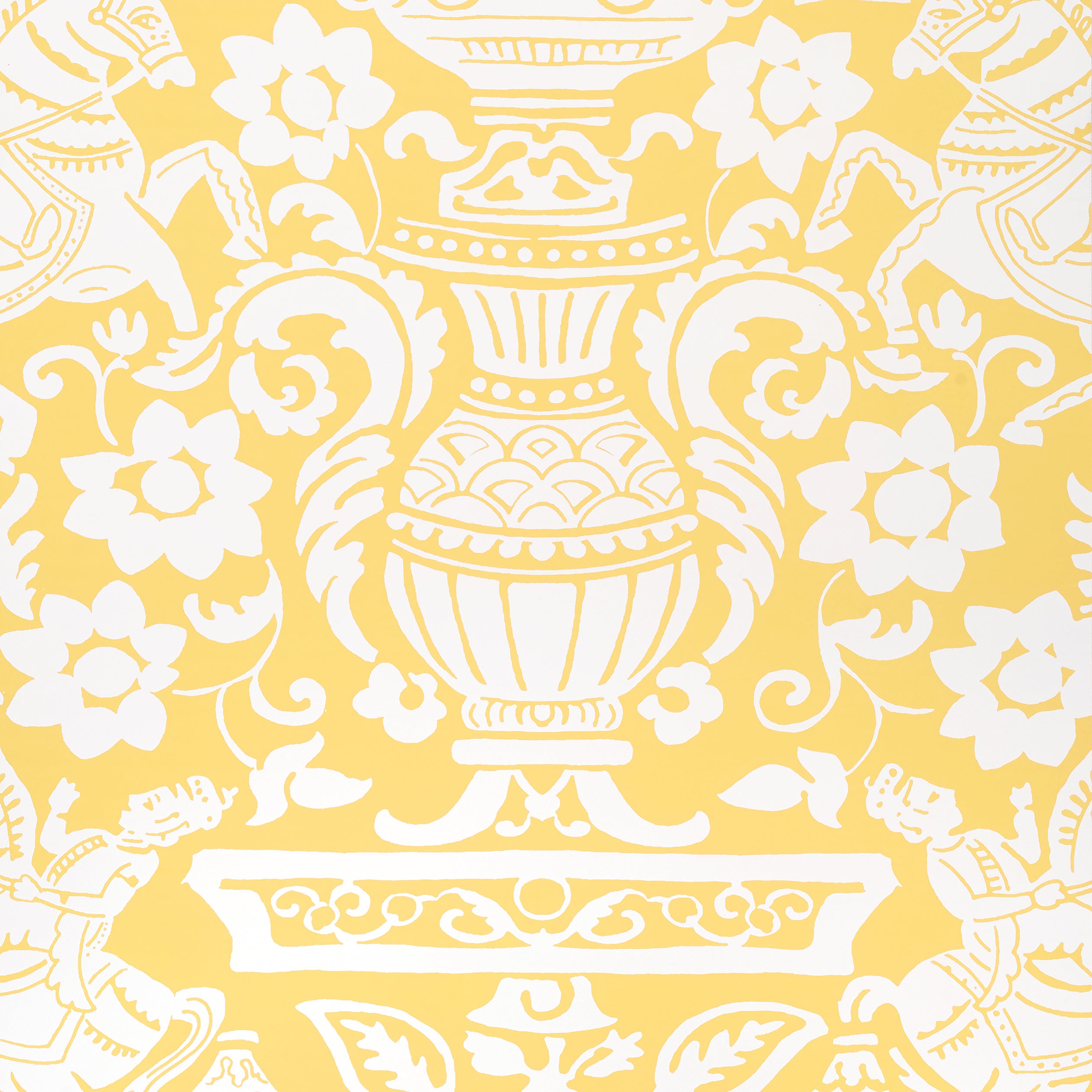 Thibaut Galway Behang T14366 - Yellow