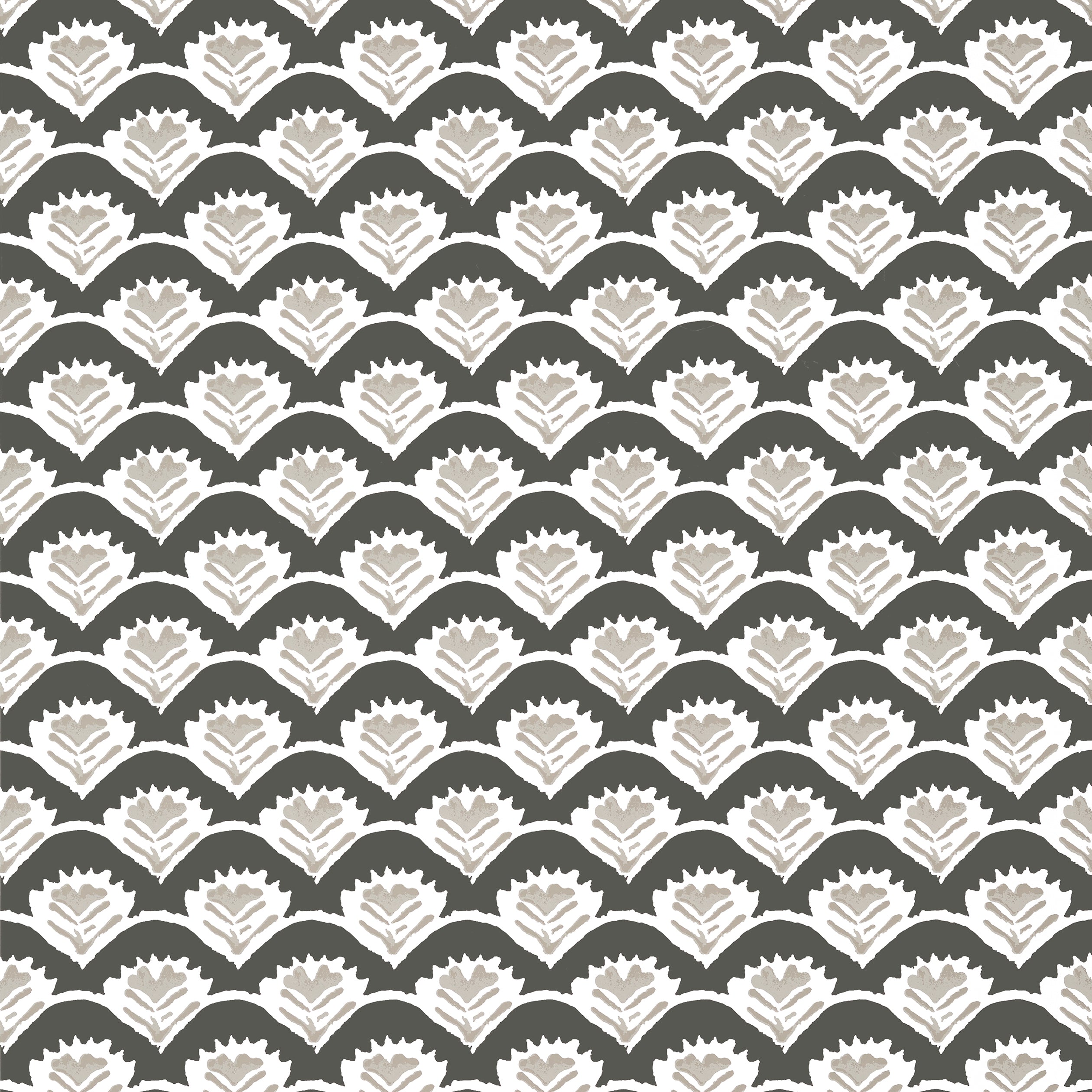 Thibaut Emily Behang T16252 - Black and Beige