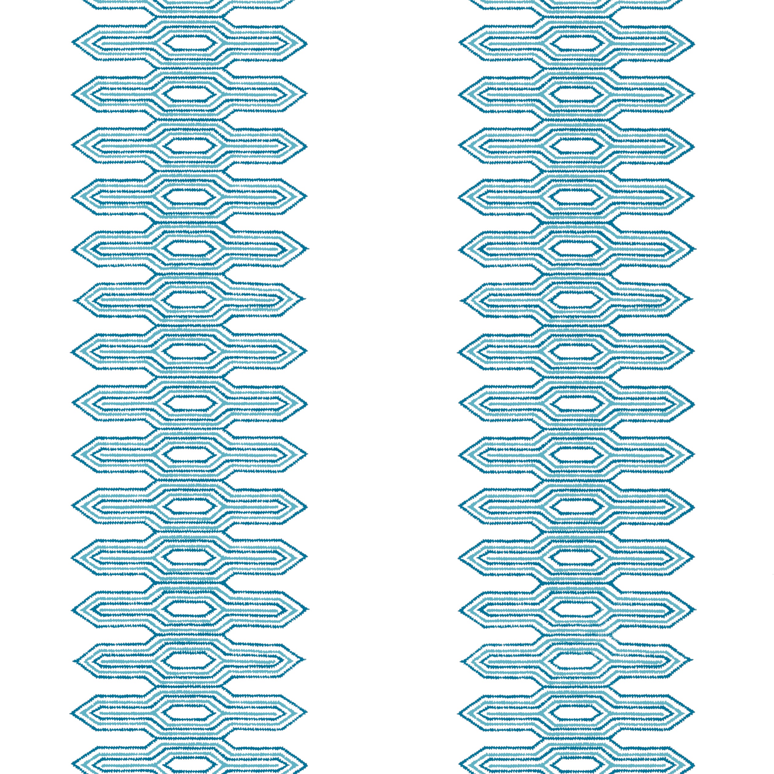 Thibaut Nola Stripe Behang T20811 - Aqua
