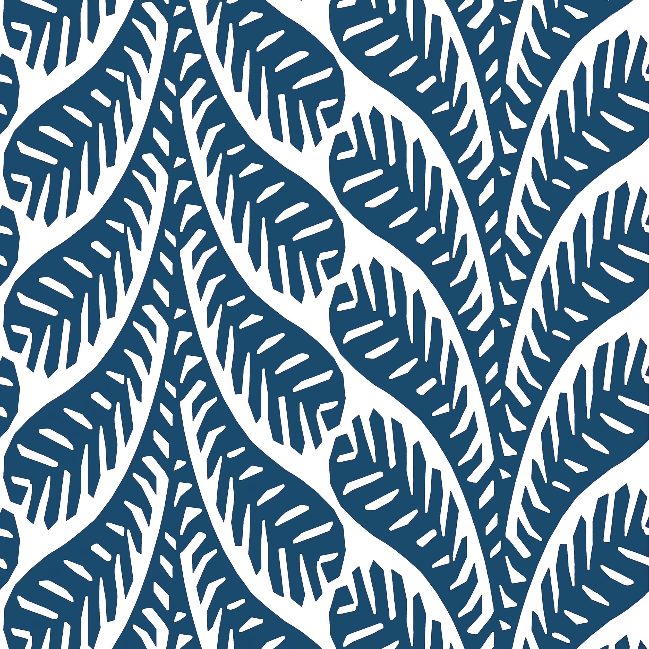 Thibaut Ginger Behang T20827 - Navy