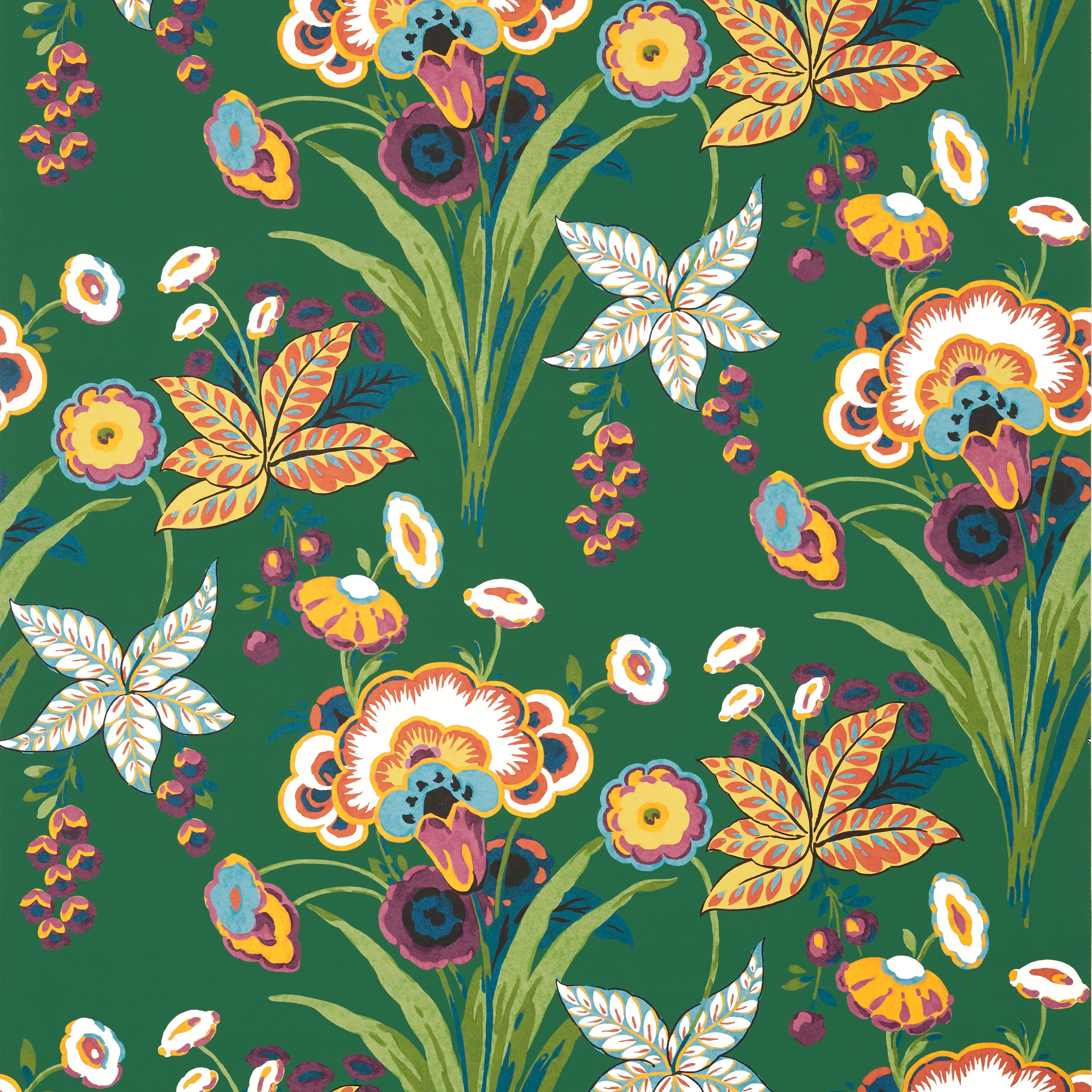 Thibaut Pasadena Behang T20849 - Emerald