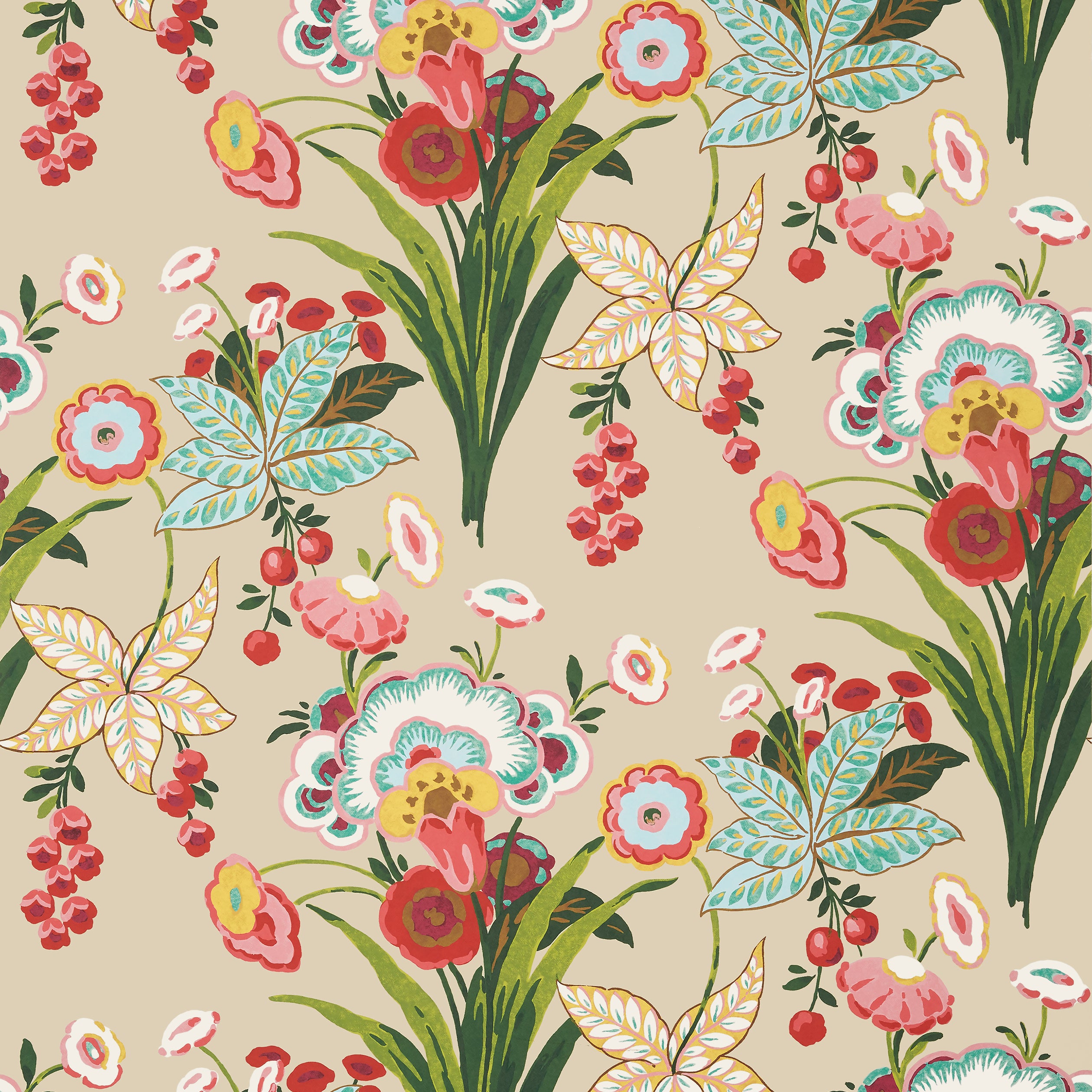 Thibaut Pasadena Behang T20852 - Cream