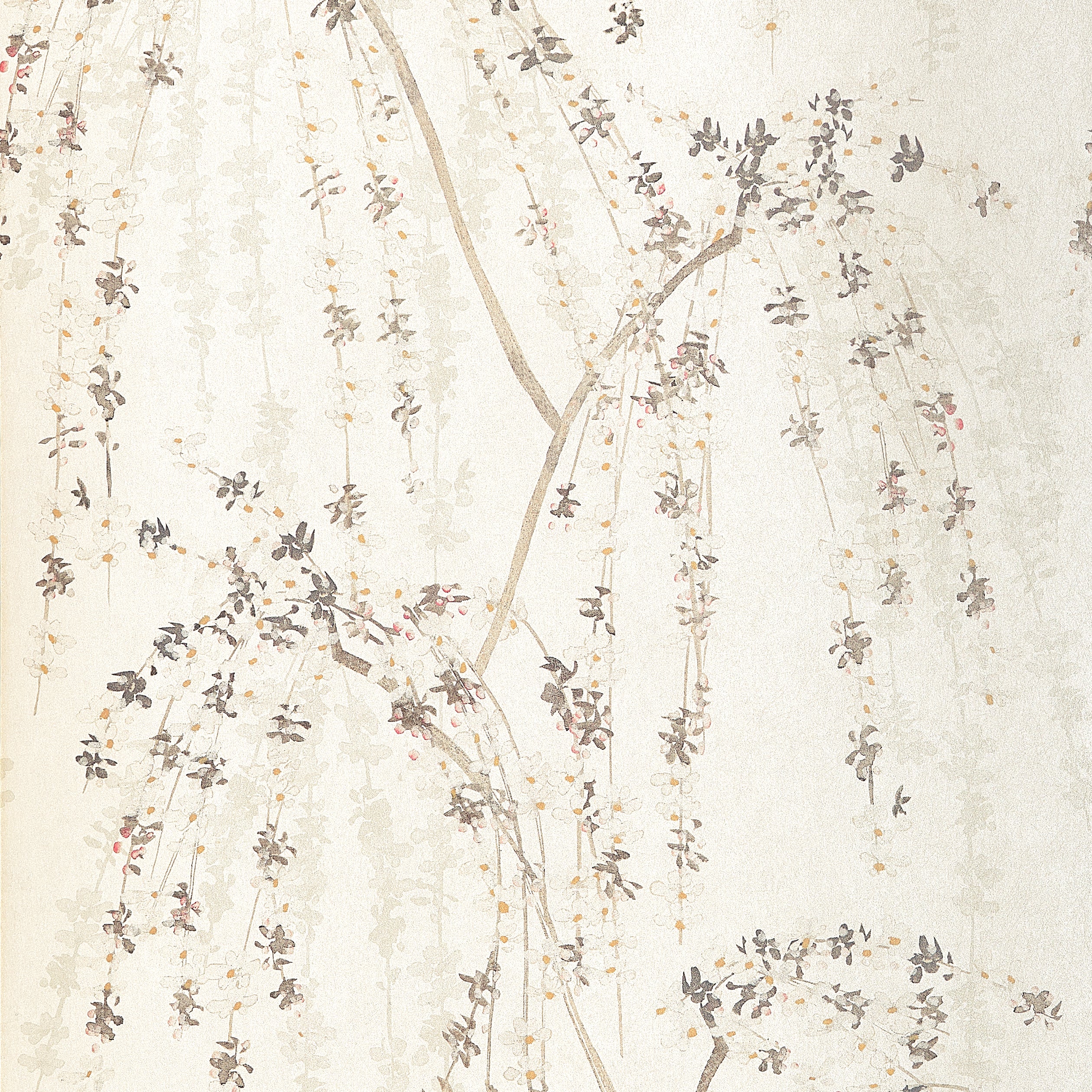 Thibaut Weeping Blossom Behang T24454 - White
