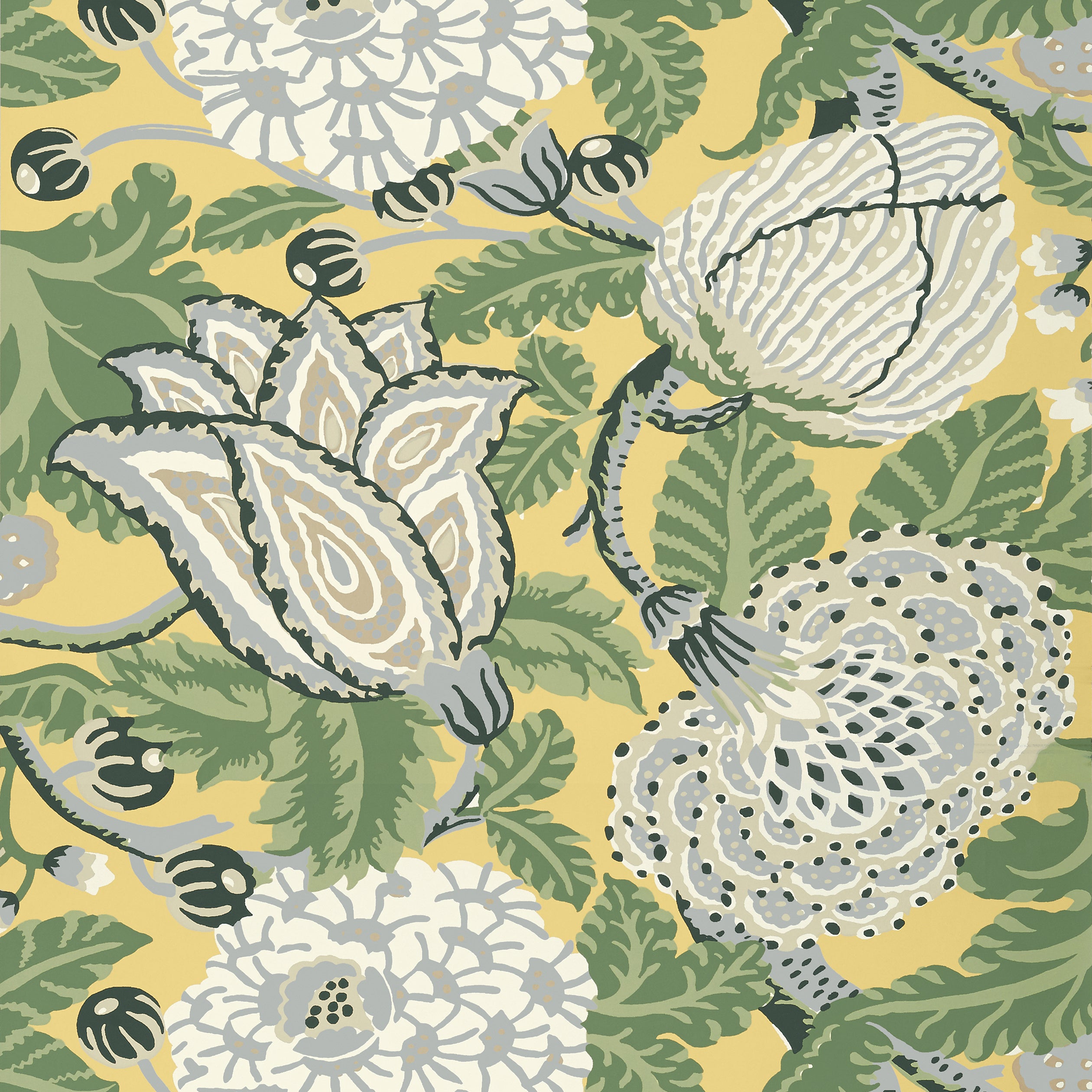 Thibaut Mitford Behang T2947 - Yellow
