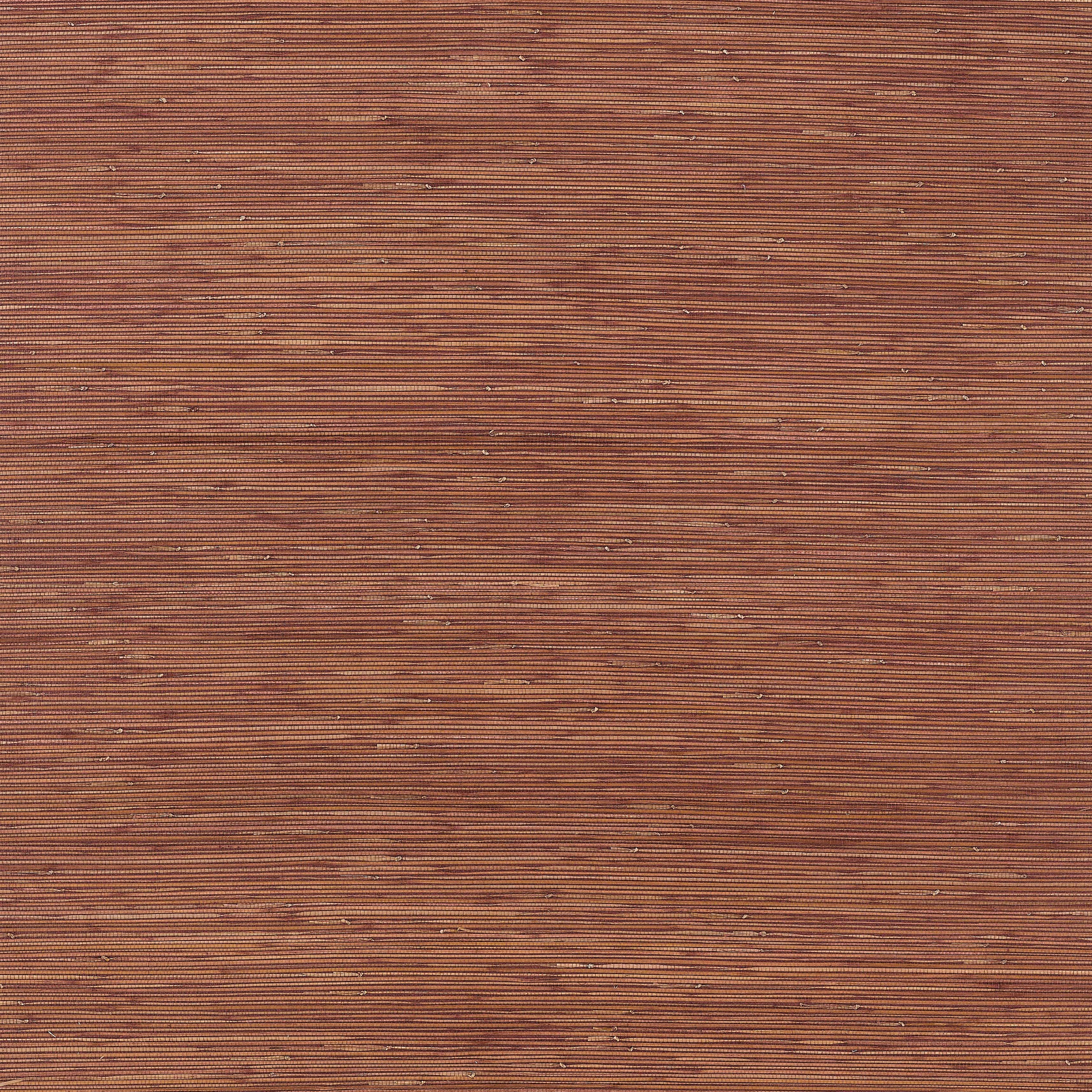 Thibaut Bamboo Weave Behang T3691 - Cranberry