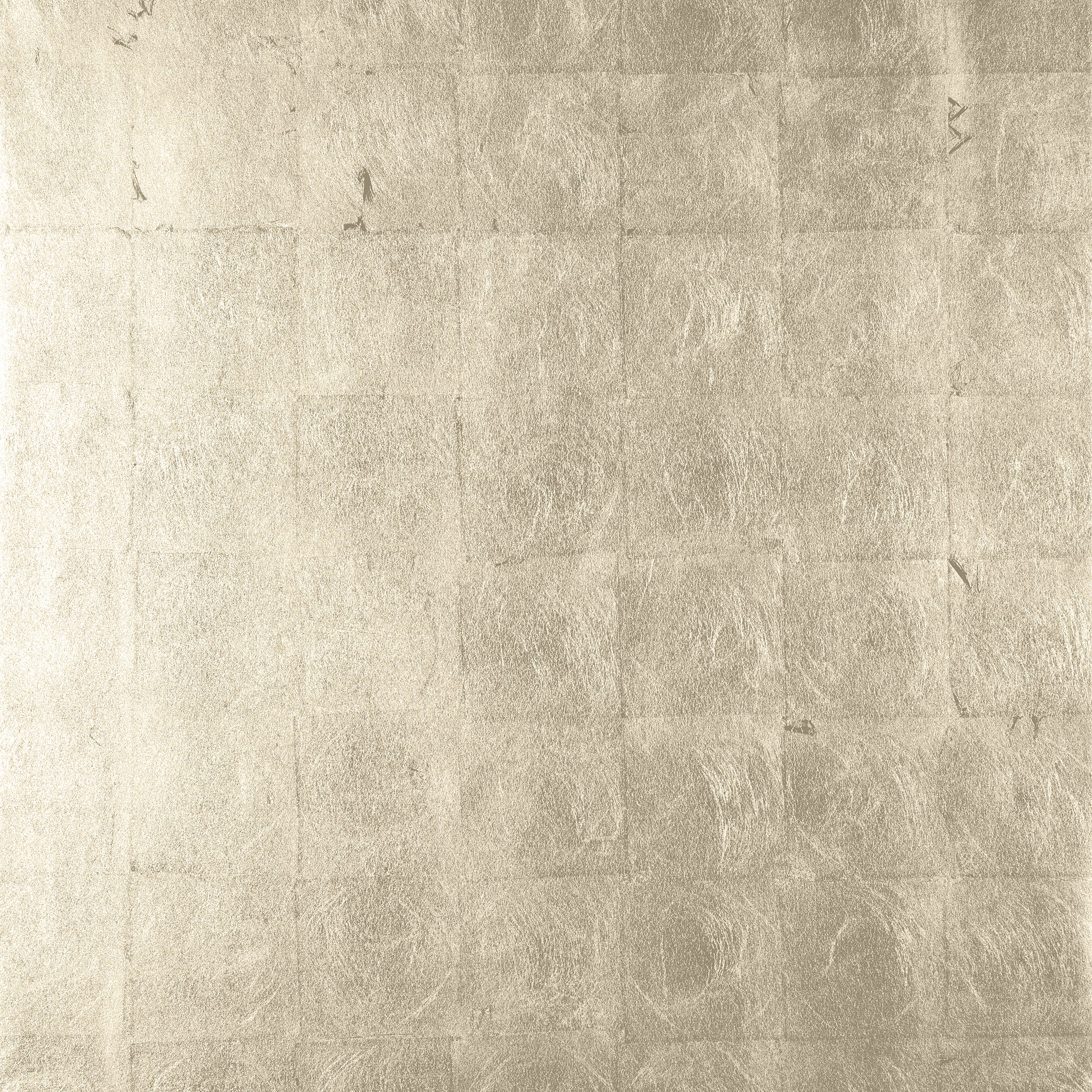 Thibaut Metal Leaf Behang T41012 - Metallic Pewter
