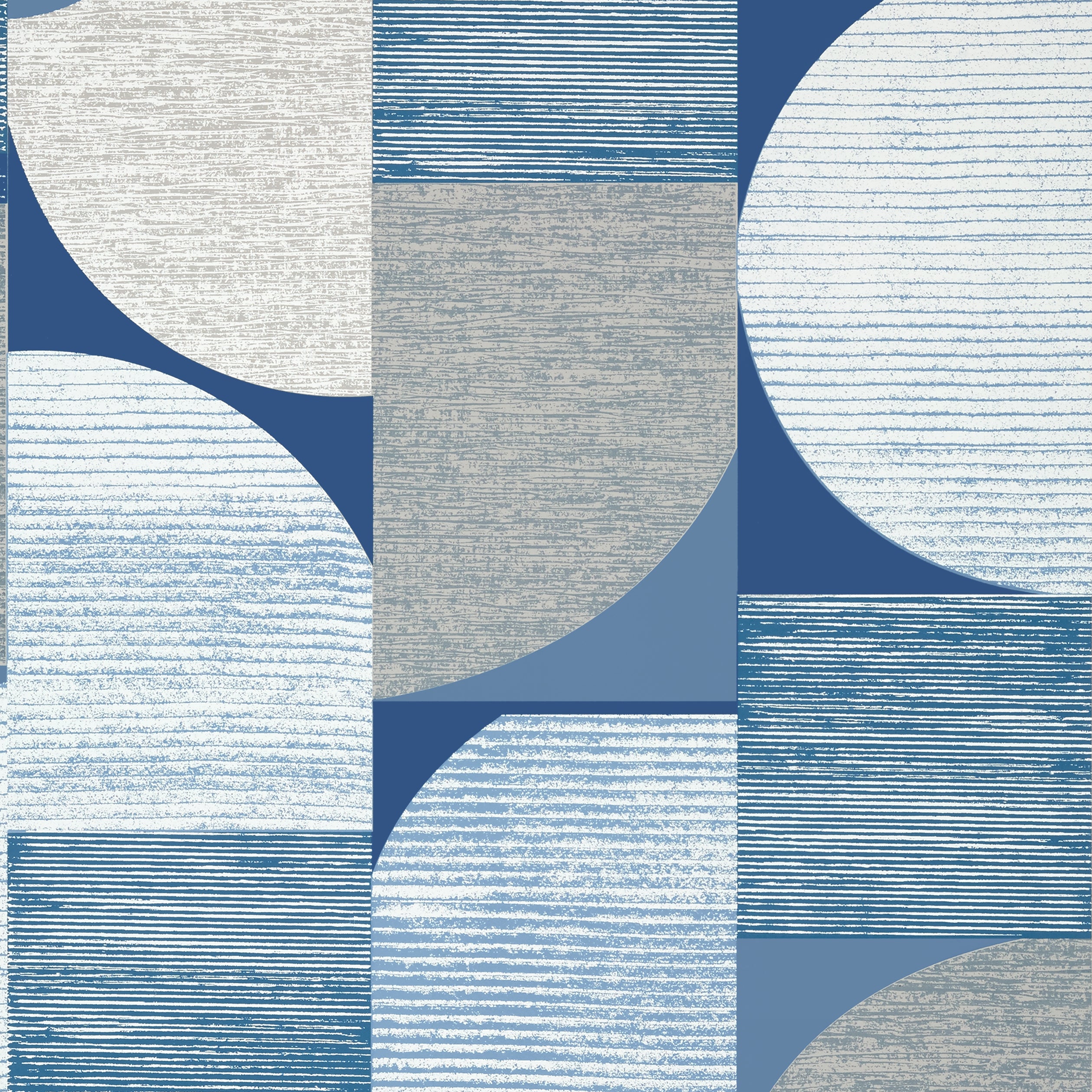 Thibaut Saturn Behang T41025 - Blue