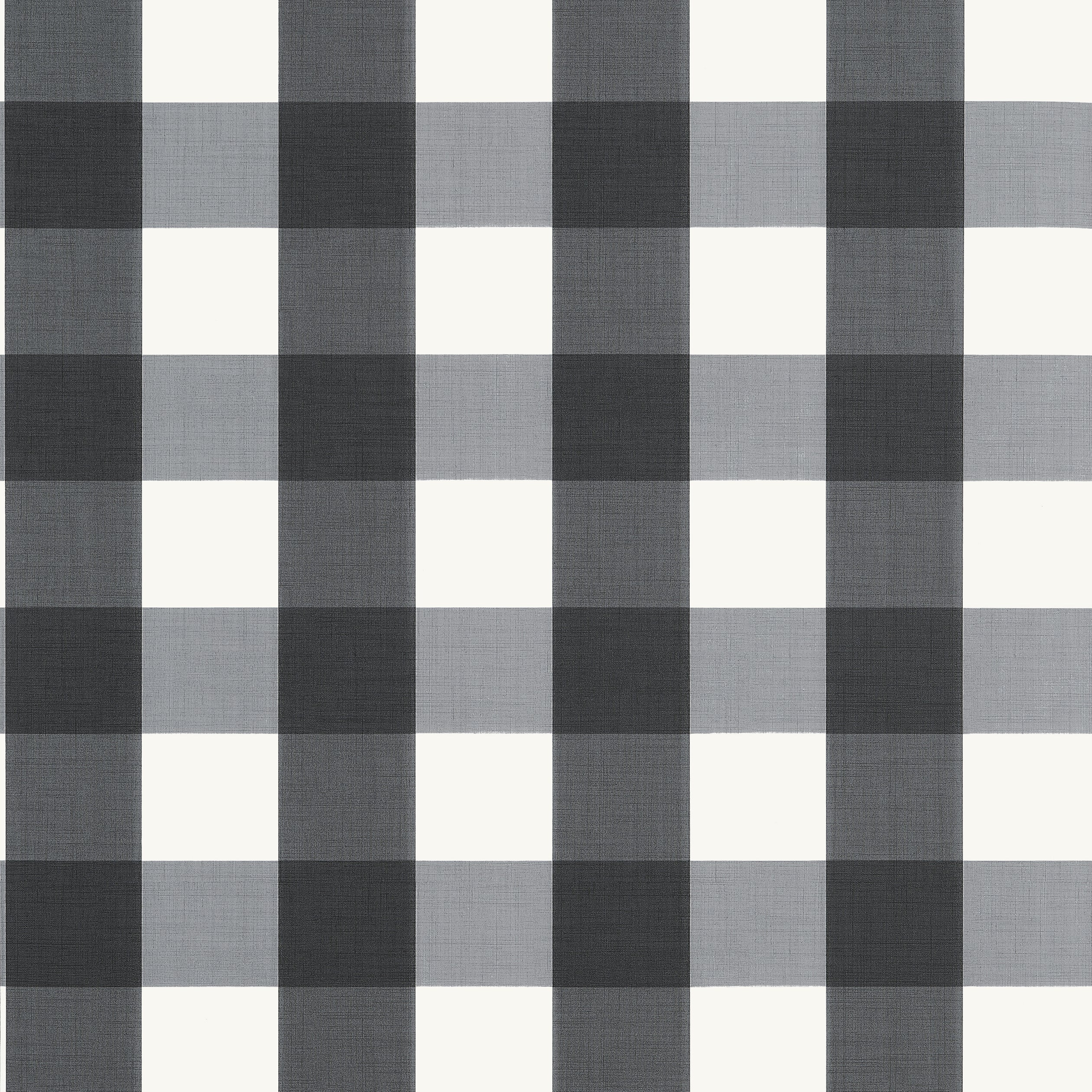 Thibaut Buffalo Check Behang T44076 - Black
